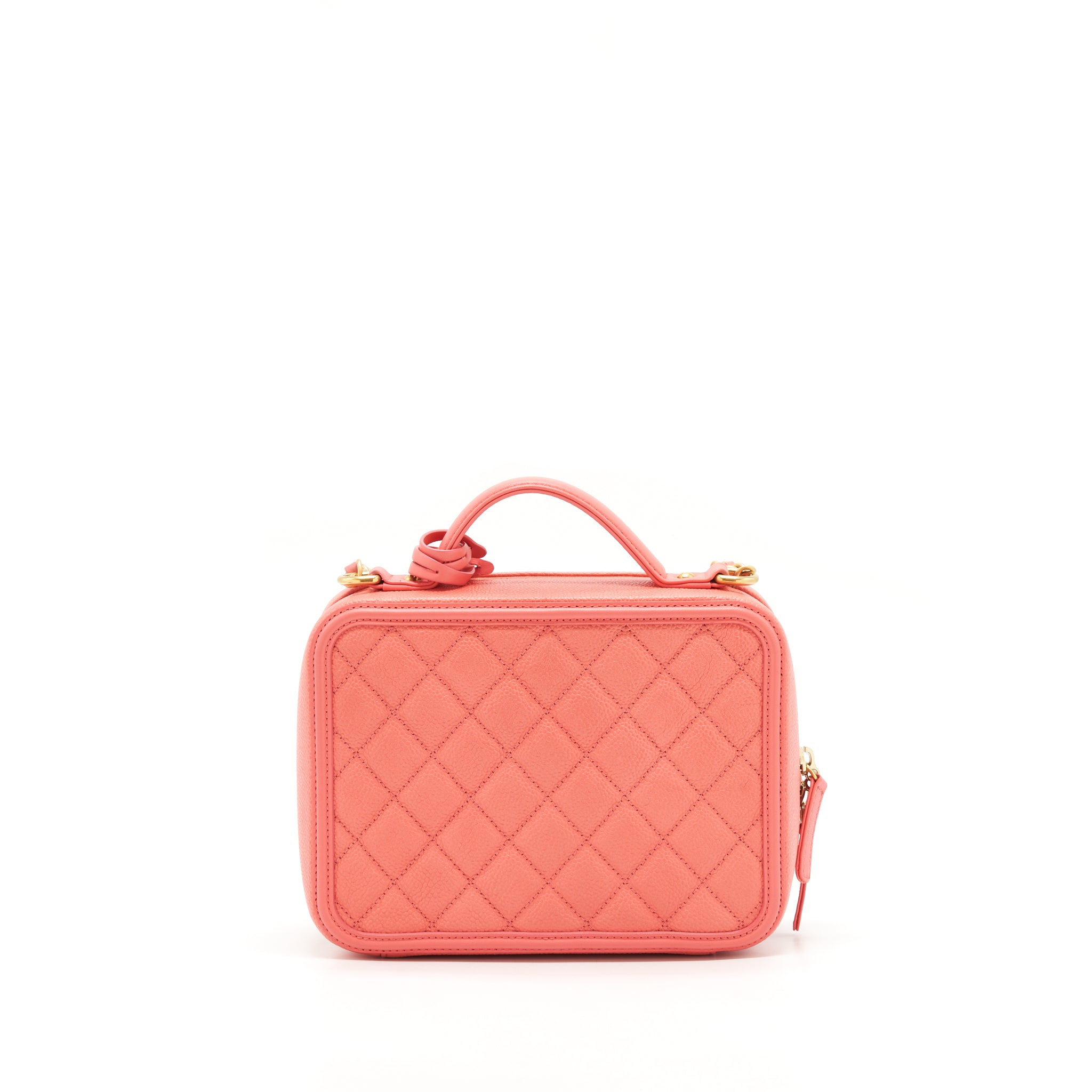 CHANEL VANITY CASE MEDIUM CAVIAR PINK GHW