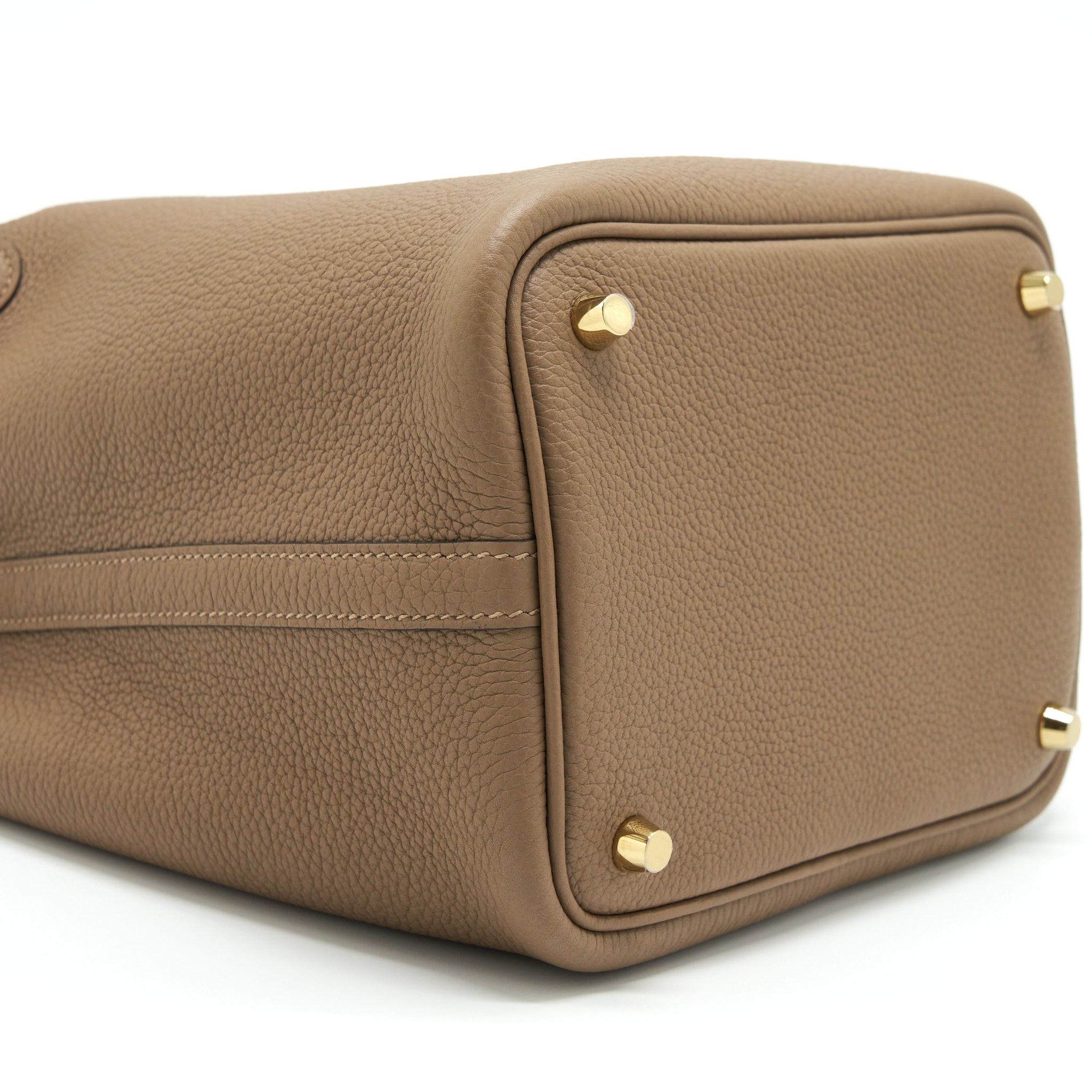 HERMES PICOTIN 18 CLEMENCE BEIGE DE WEIMAR GHW