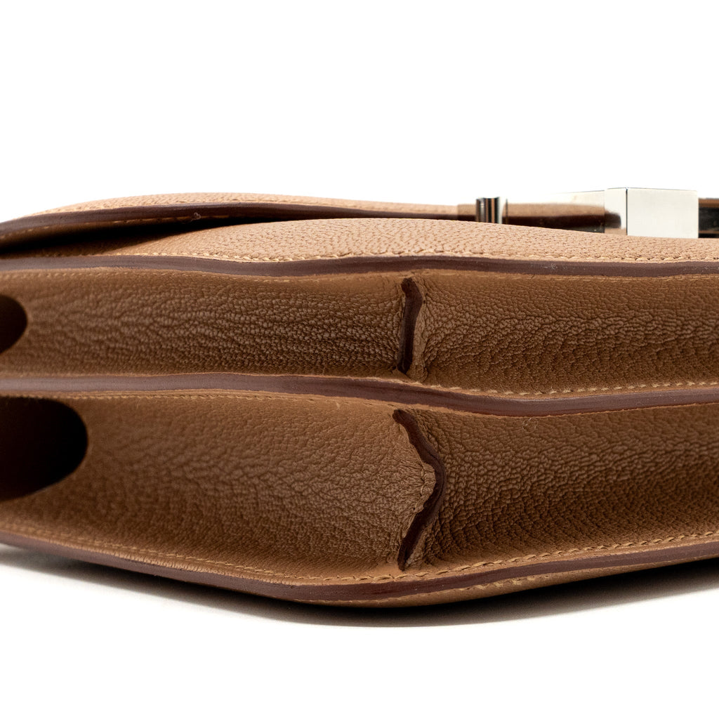 HERMES MINI CONSTANCE CHEVRE MYSORE 2J QUEBRACHO SHW