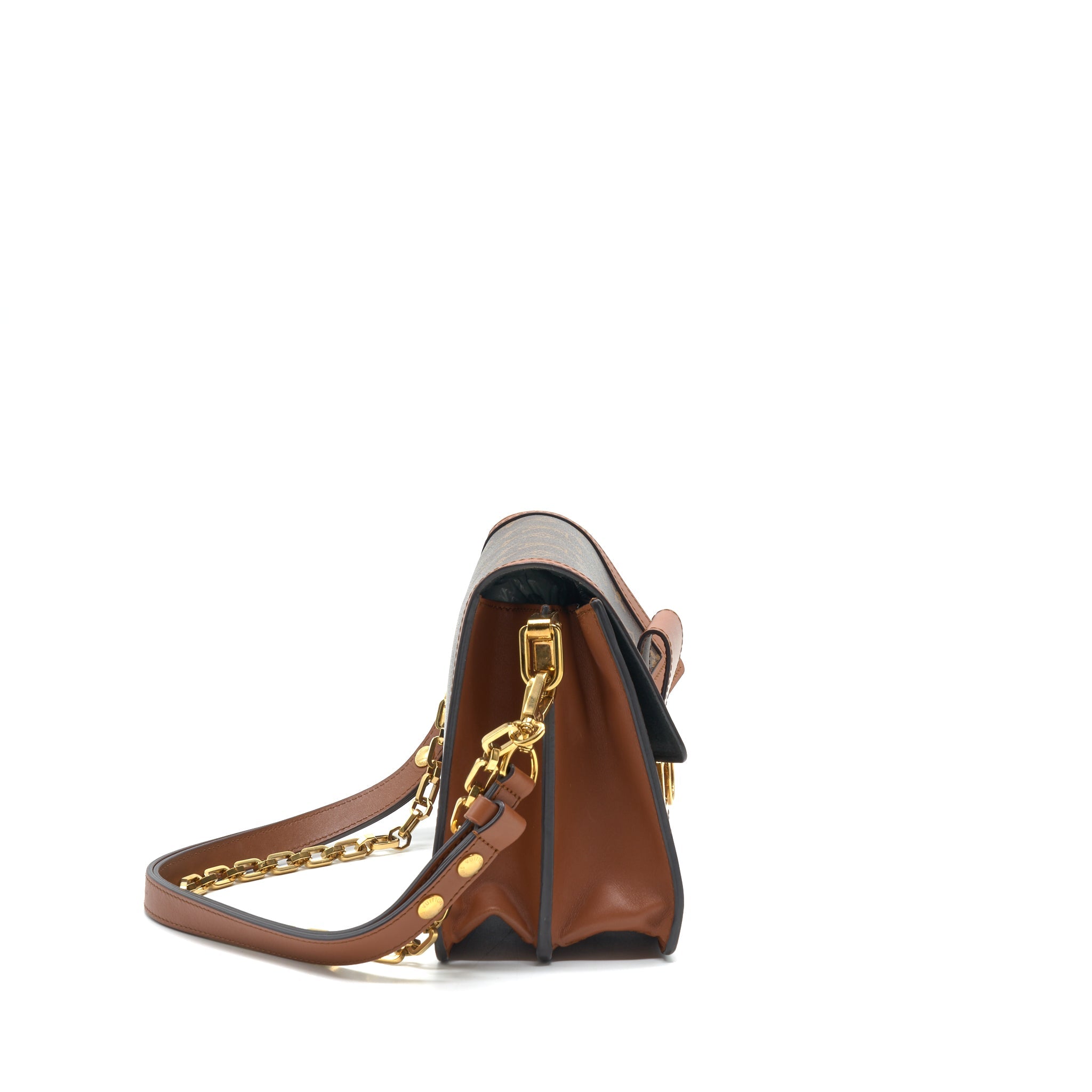 LOUIS VUITTON DAUPHINE FLAP BAG REVERSE MONOGRAM