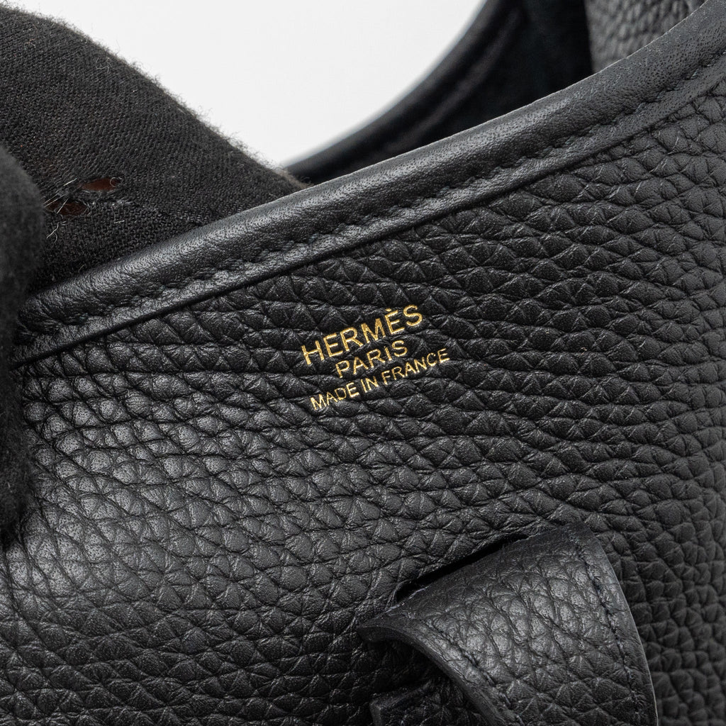 HERMES EVELYNE 29 CLEMENCE BLACK GHW