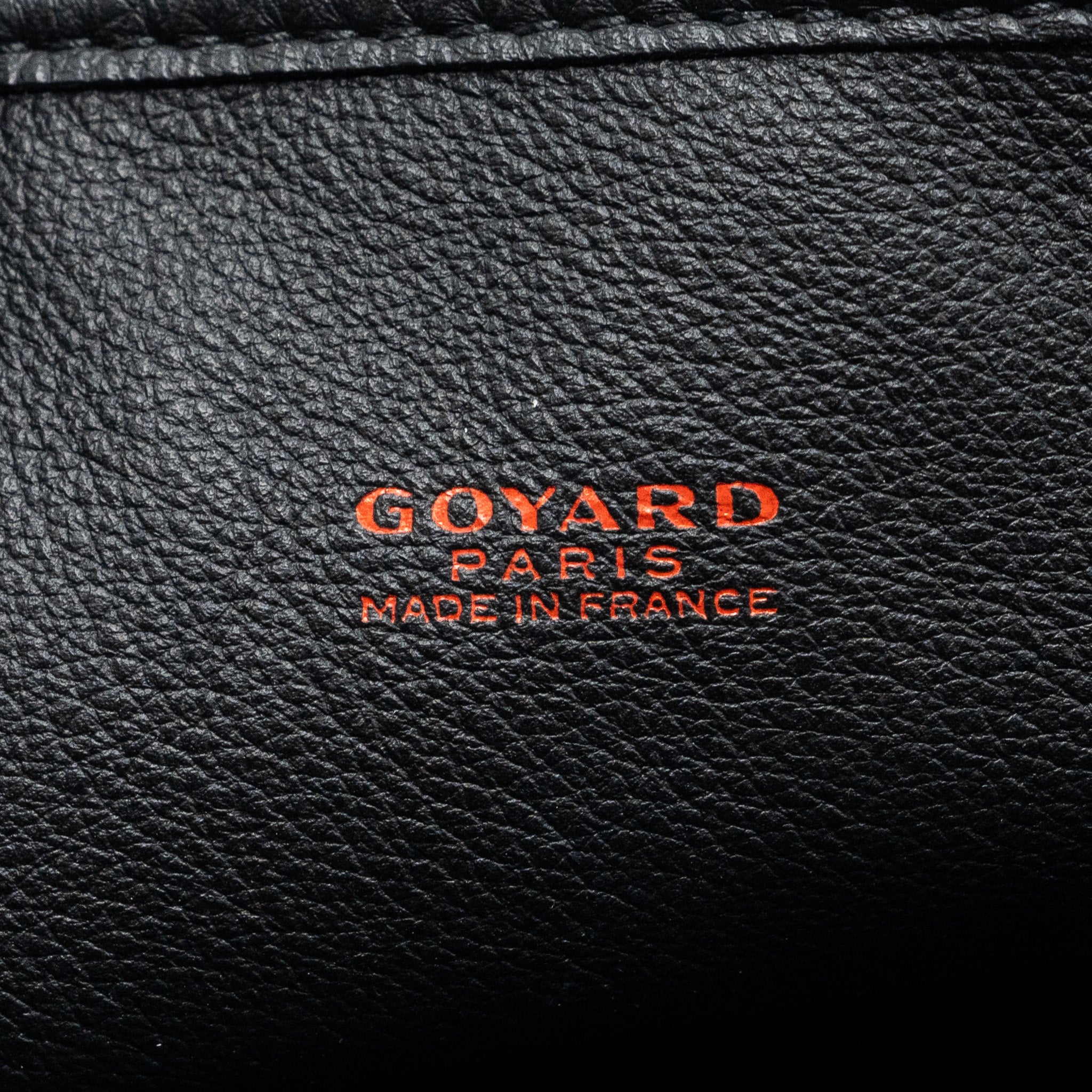 GOYARD ANJOU MINI BAG CAVAS/CALFSKIN BLACK SHW