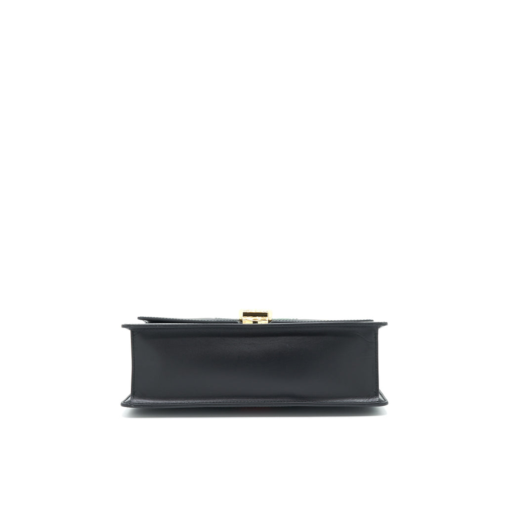 GUCCI SMALL SYLVIE SHOULDER BAG BLACK