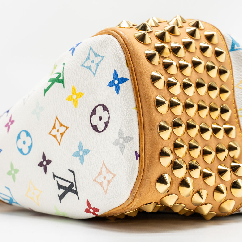 LOUIS VUITTON CHRISSIE SHOULDER BAG MONOGRAM CANVAS WHITE MULTICOLOUR GHW
