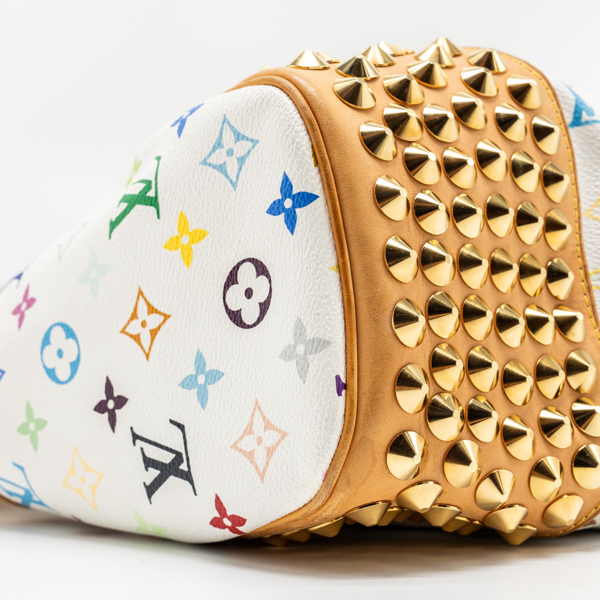 LOUIS VUITTON CHRISSIE SHOULDER BAG MONOGRAM CANVAS WHITE MULTICOLOUR GHW