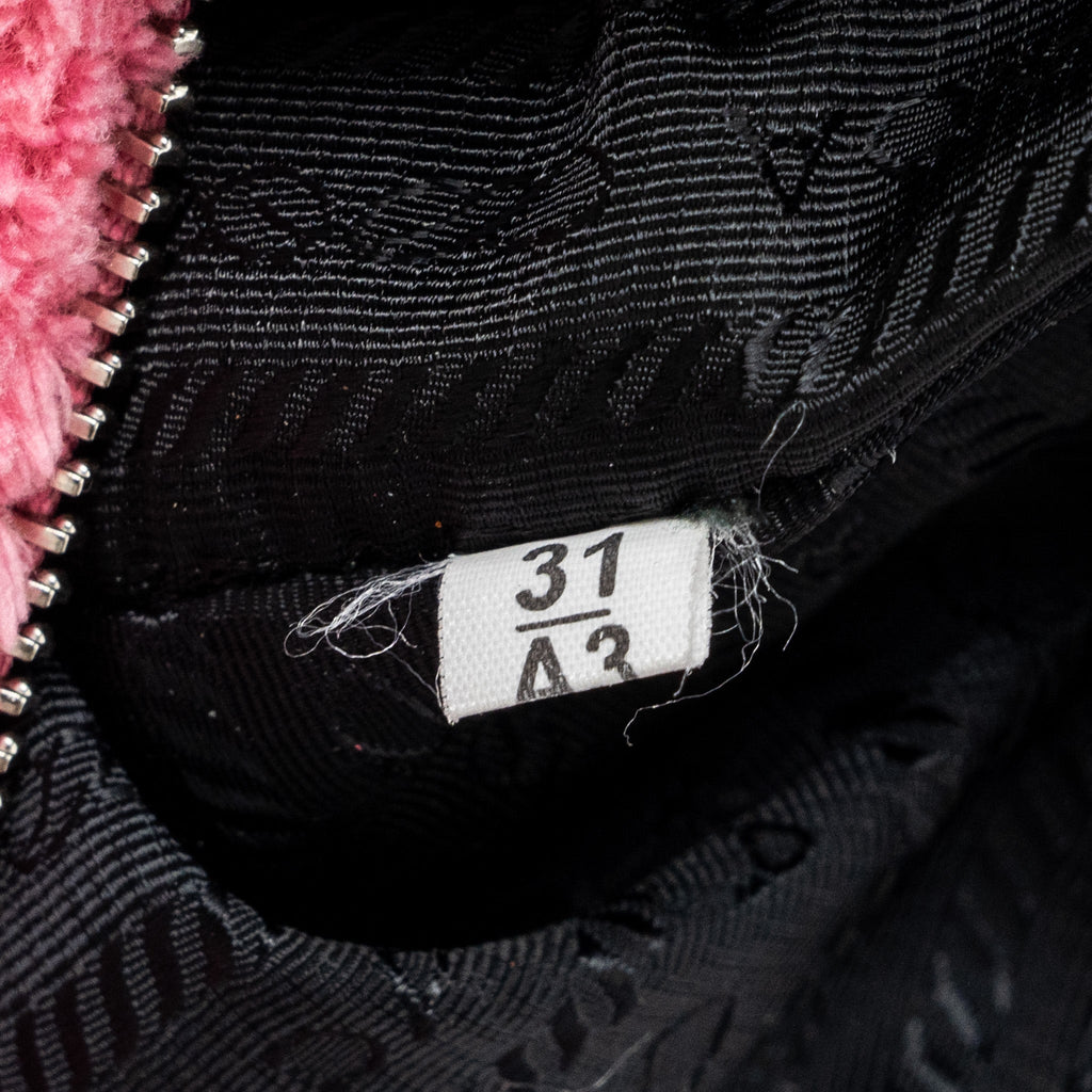 PRADA RE-EDITION 2000 TERRY MINI BAG PINK SHW