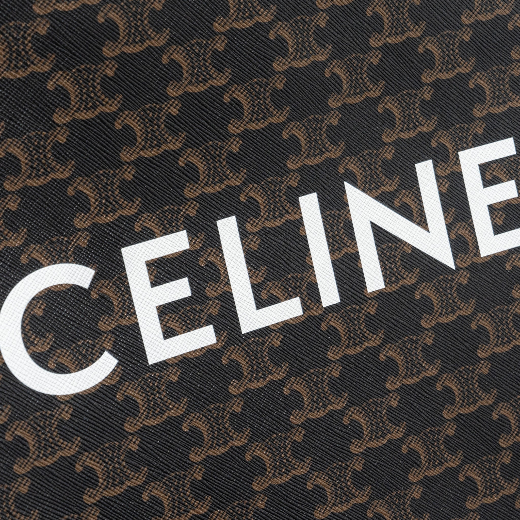 CELINE VERTICAL CABAS TRIOMPHE CANVAS GHW