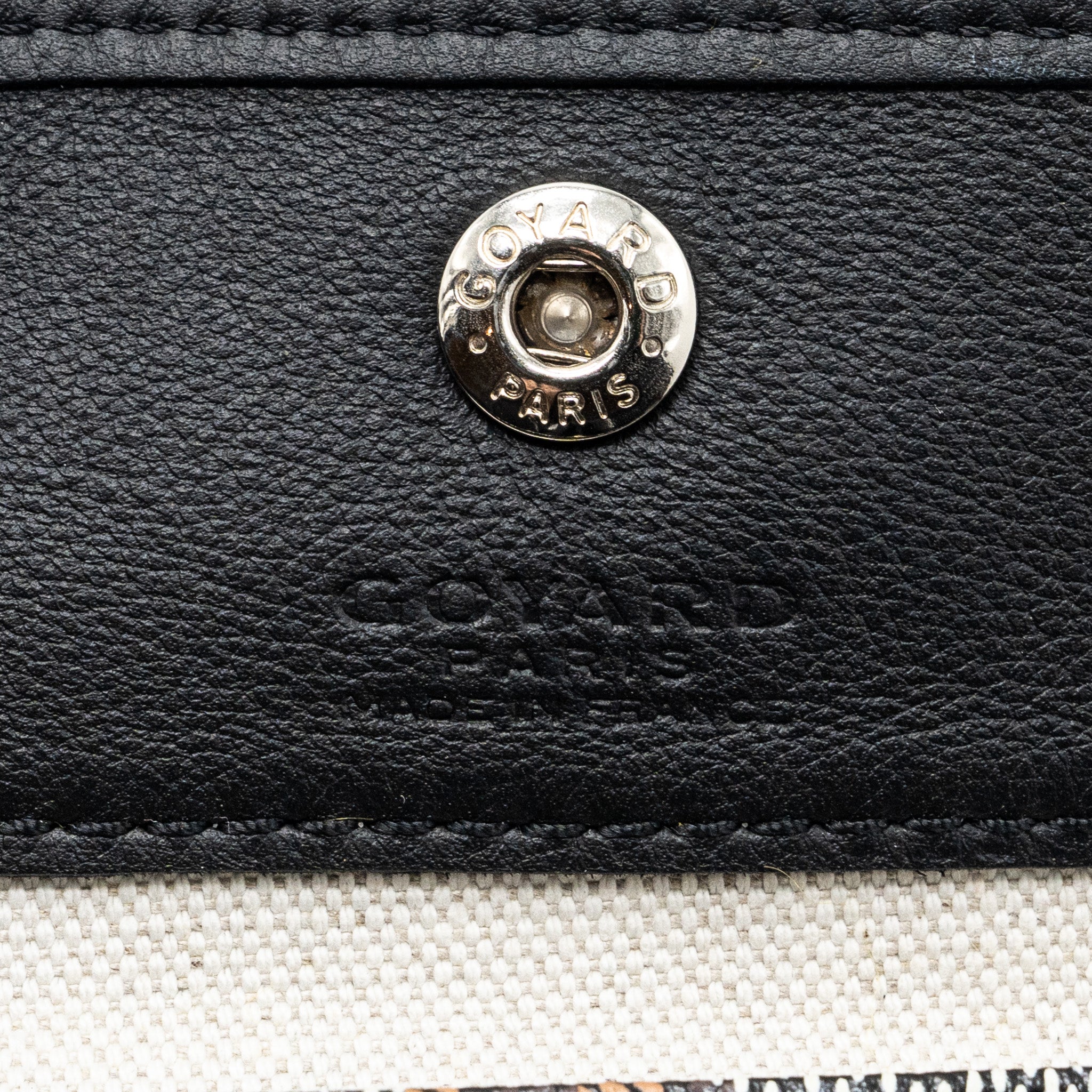 GOYARD ANJOU MINI BAG CAVAS/CALFSKIN BLACK SHW