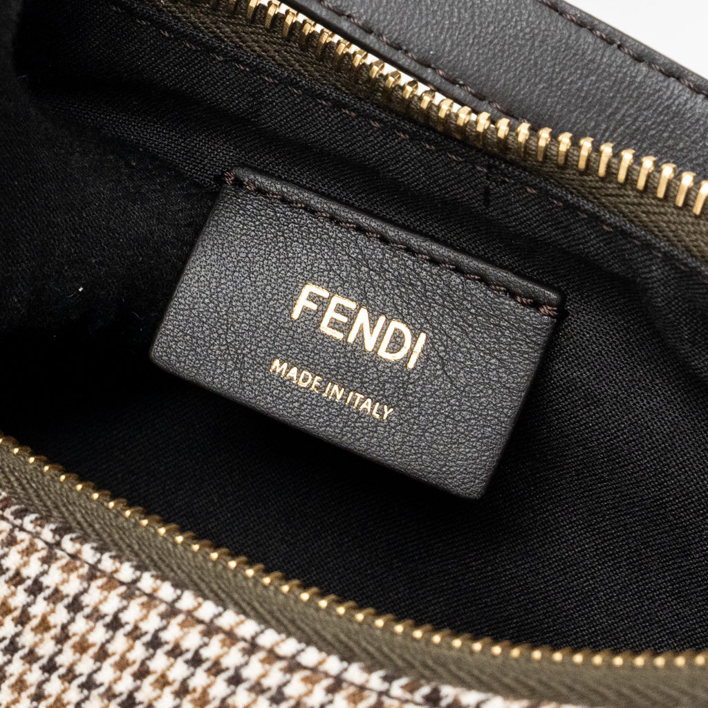 FENDI SMALL FENDIGRAPHY BAG FABRIC/ LEATHER BEIGE/ MULTICOLOUR GHW