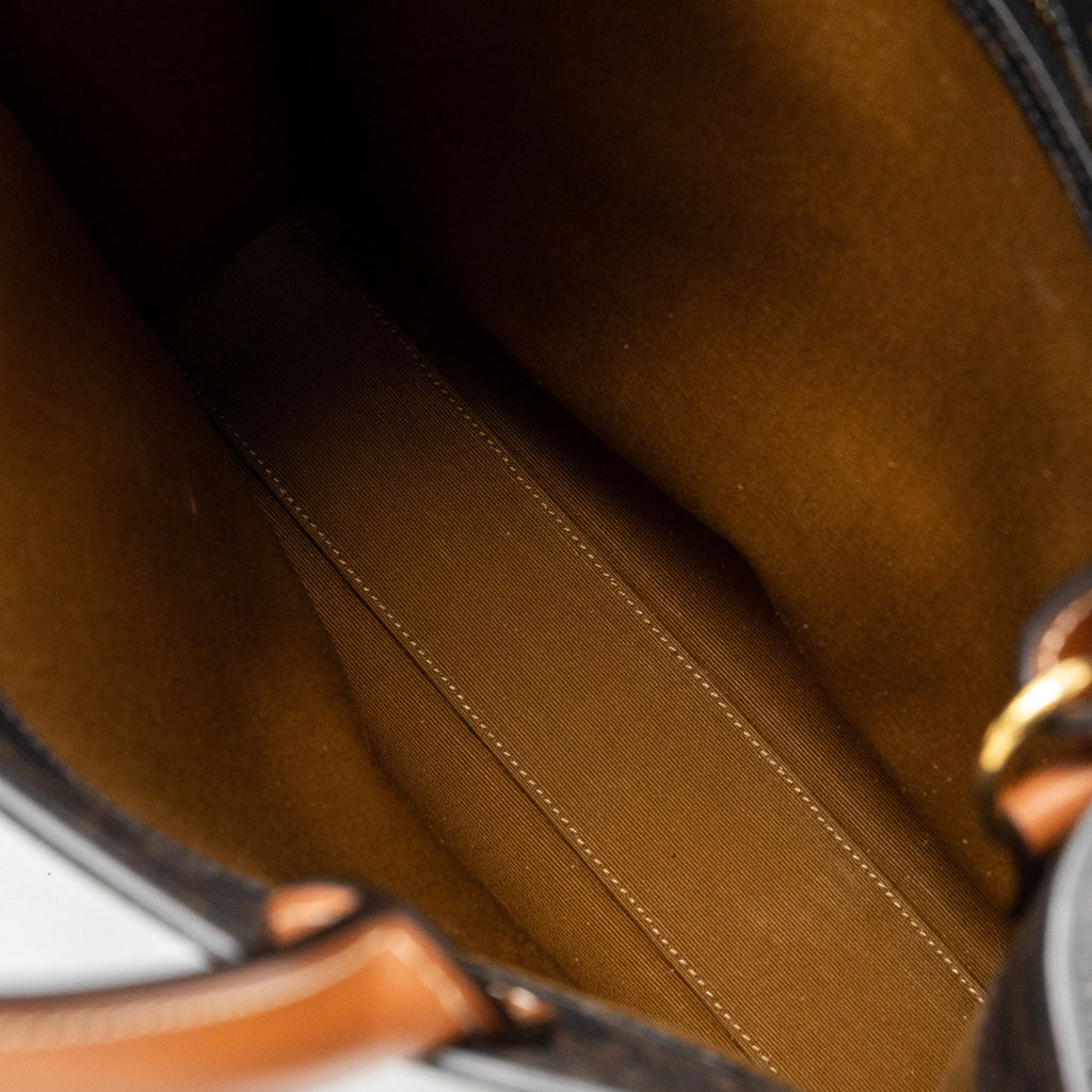 CELINE VERTICAL CABAS TRIOMPHE CANVAS GHW