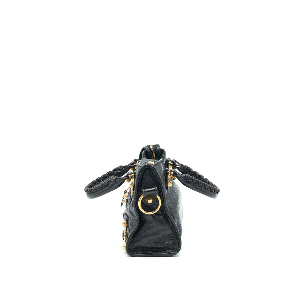 BALENCIAGA MINI CITY BLACK WITH GHW