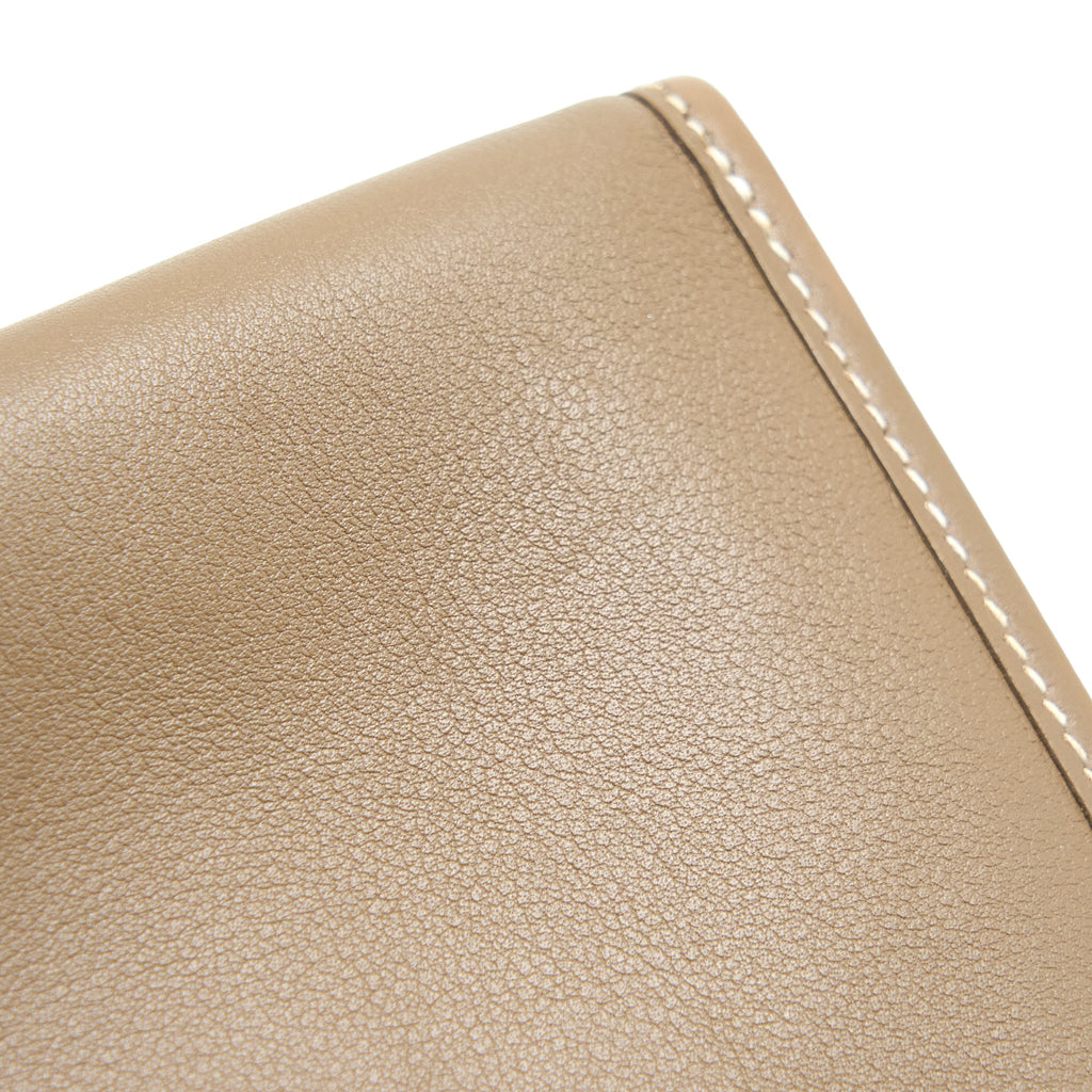 HERMES JIGE DUO WALLET SWIFT ETOUPE SHW