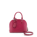 LOUIS VUITTON ALMA BB EPI LEATHER RASPBERRY SHW