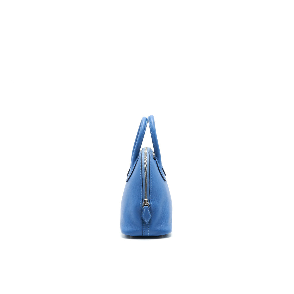 HERMES MINI BOLIDE EVERCOLOUR BLUE WITH SHW