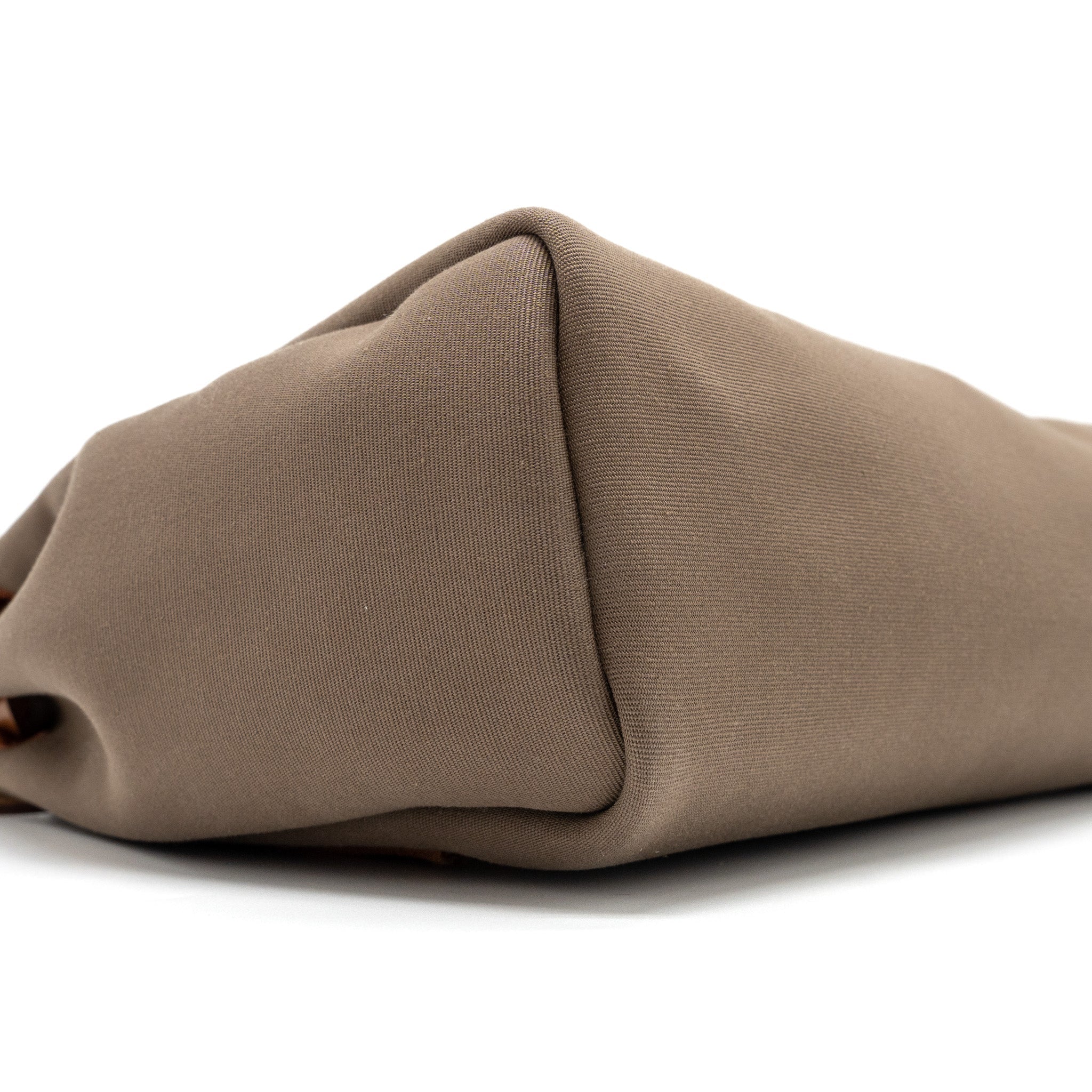 HERMES HERBAG 31 ZIP BAG CANVAS/VACHE HUNTER ETOUPE-DUNE/FAUVE GHW