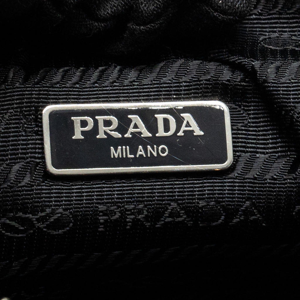PRADA RE-EDITION 2005 RE-NYLON AND SAFFIANO MINI BAG BLACK SHW