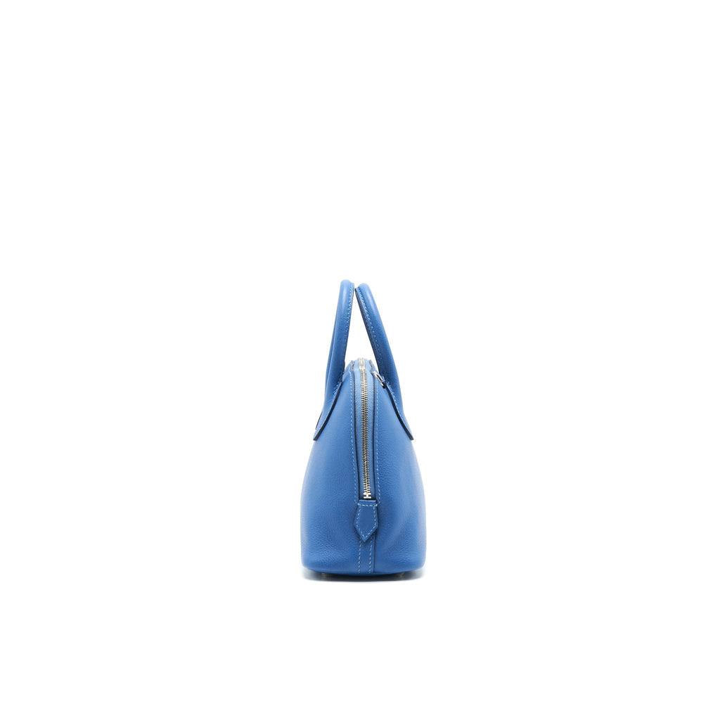 HERMES MINI BOLIDE EVERCOLOUR BLUE WITH SHW