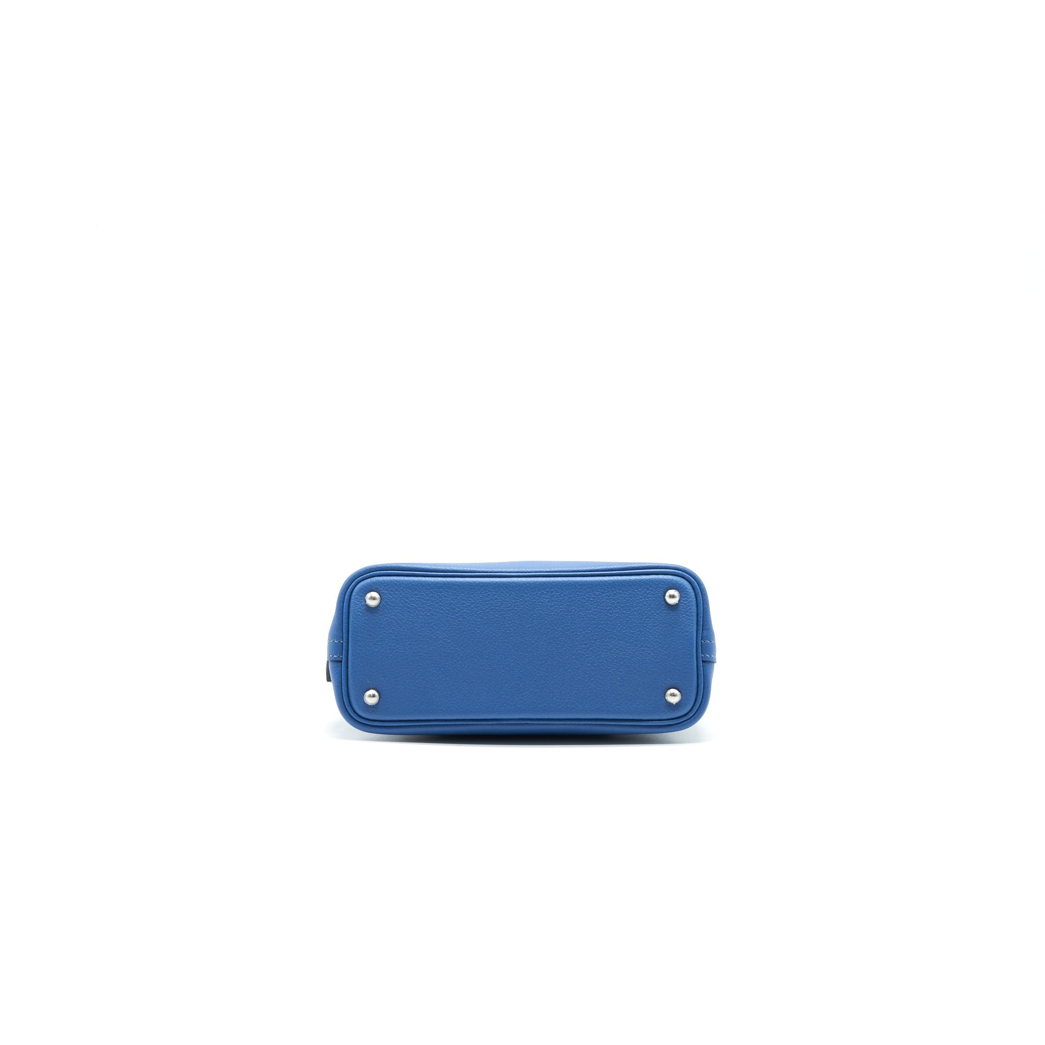HERMES MINI BOLIDE EVERCOLOUR BLUE WITH SHW