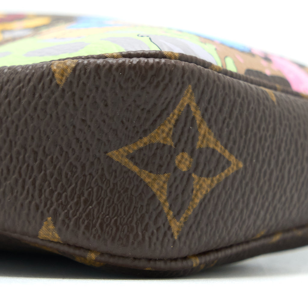 LOUIS VUITTON MINI POCHETTE ACCESSORIES CHRISTMAS LIMITED EDITION MONOGRAM CANVAS GHW