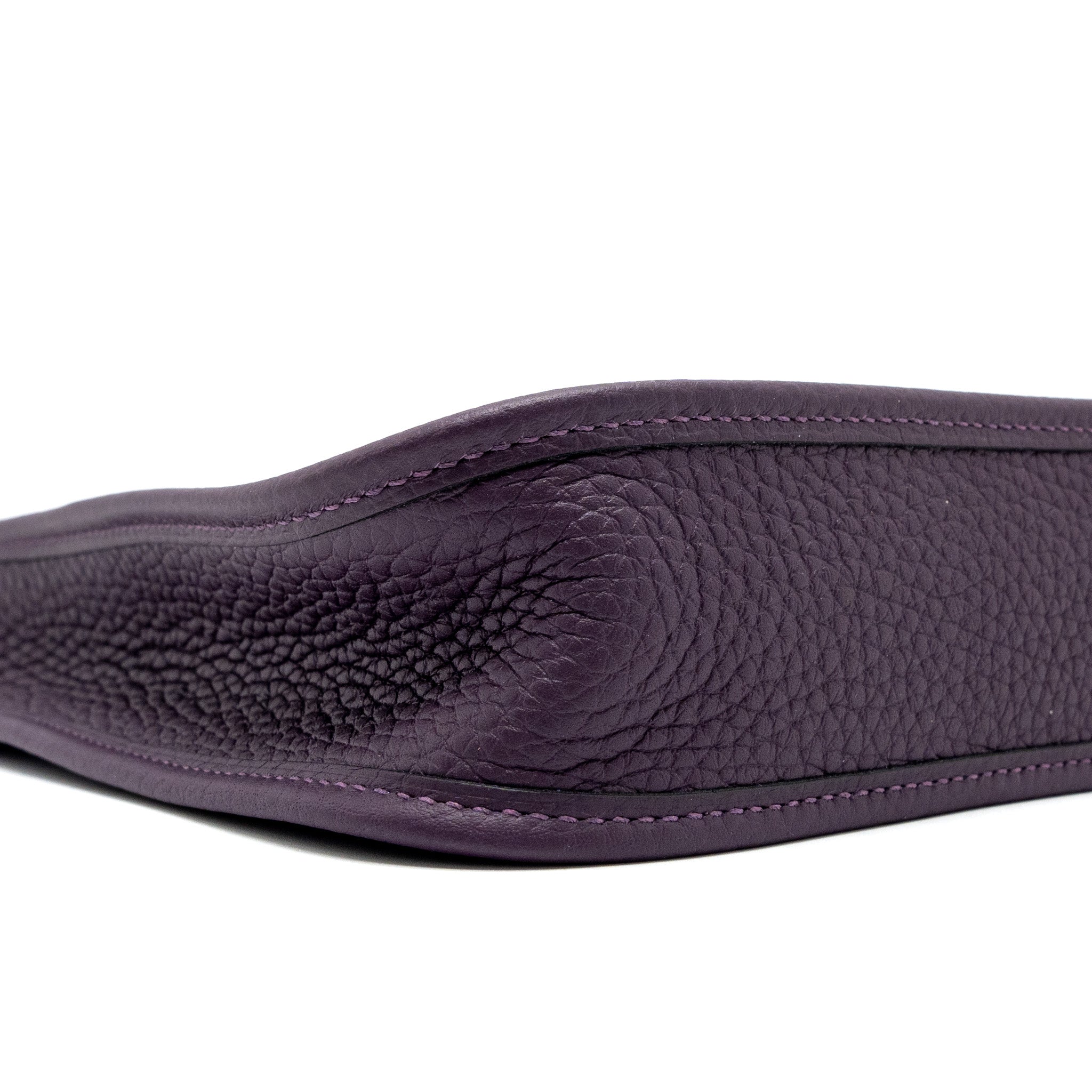 HERMES MINI EVELYNE CLEMENCE CASSIS/ROUGE GRENAT SHW