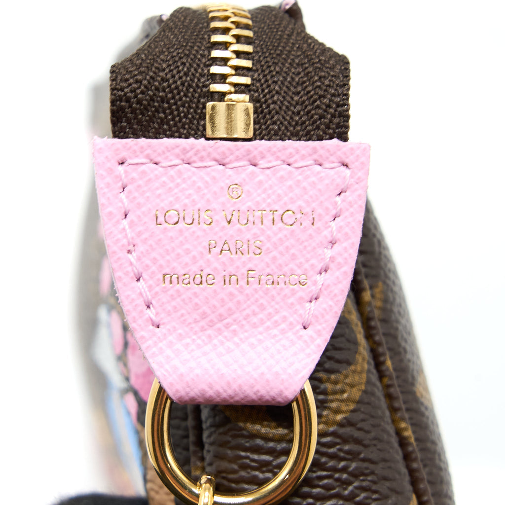LOUIS VUITTON MINI POCHETTE ACCESSORIES CHRISTMAS LIMITED EDITION MONOGRAM CANVAS GHW