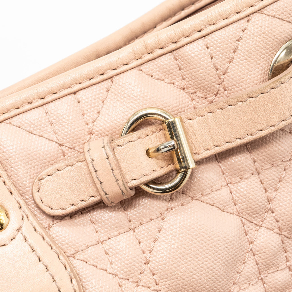 DIOR SMALL SHOPPING TOTE BAG LIGHT PINK GHW