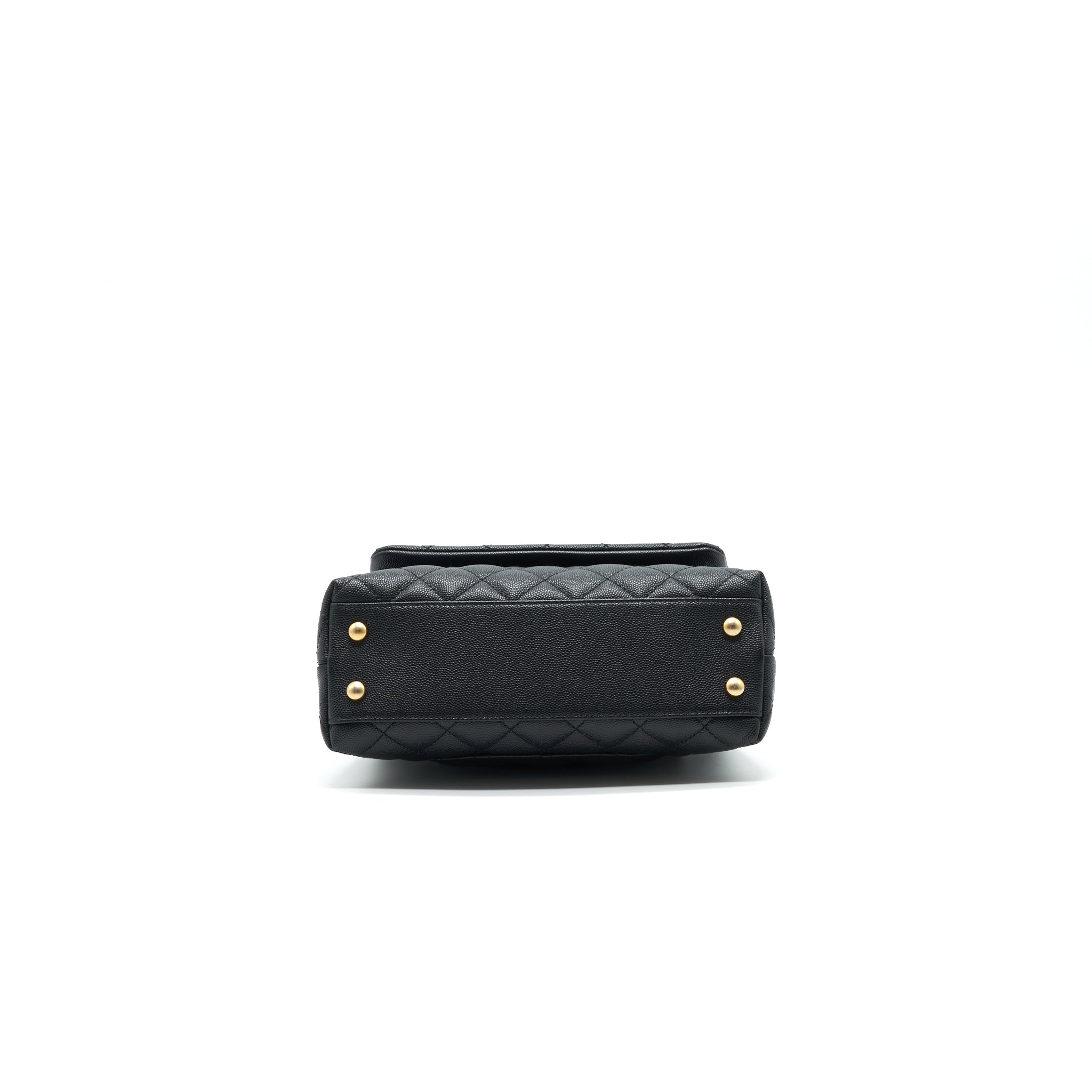 CHANEL CAVIAR QUILTED MINI COCO HANDLE FLAP BAG