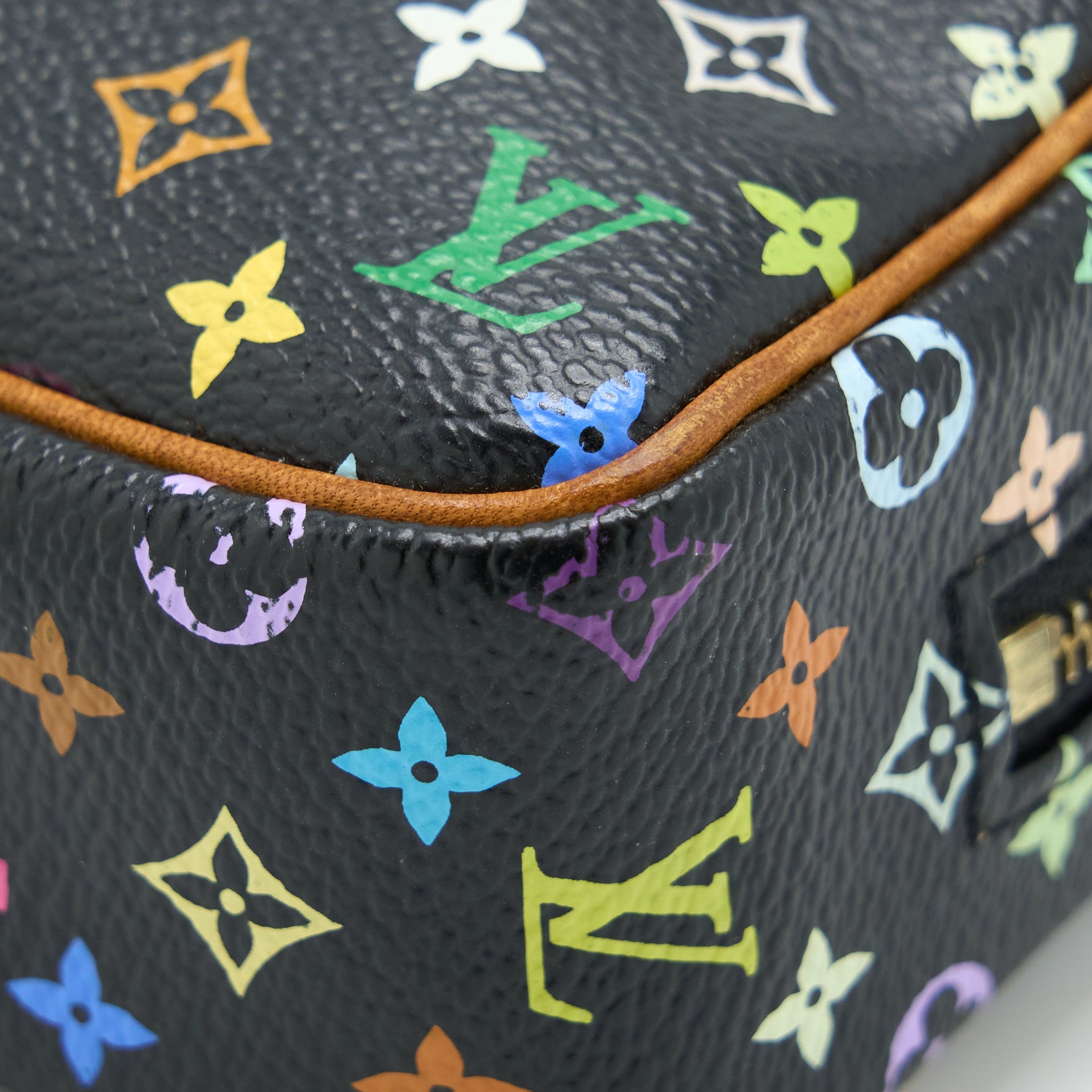 LOUIS VUITTON MINI COIN POUCH MULTICOLOUR MONOGRAM CANVAS GHW