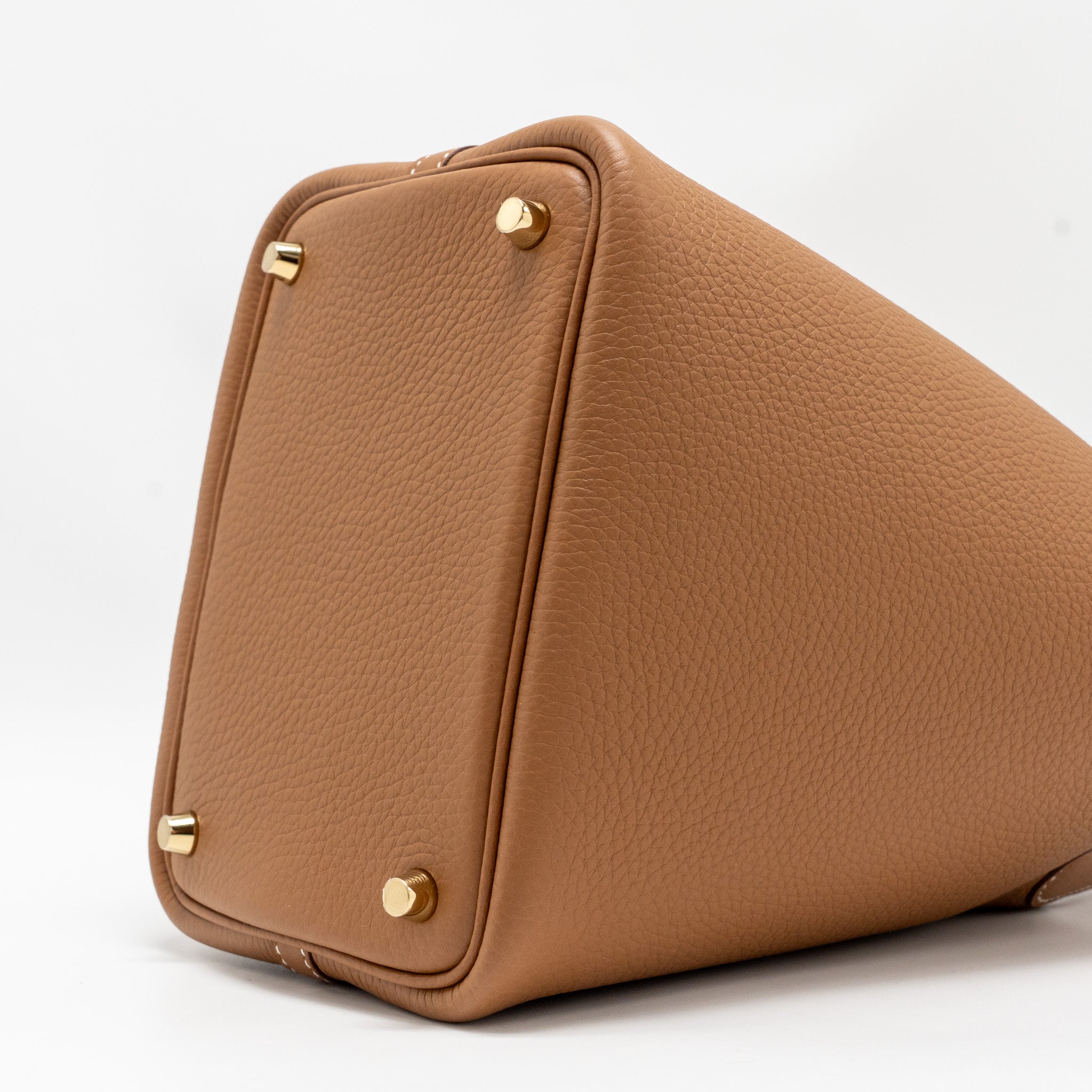 HERMES PICOTIN18 LOCK BAG CLEMENCE GOLD GHW