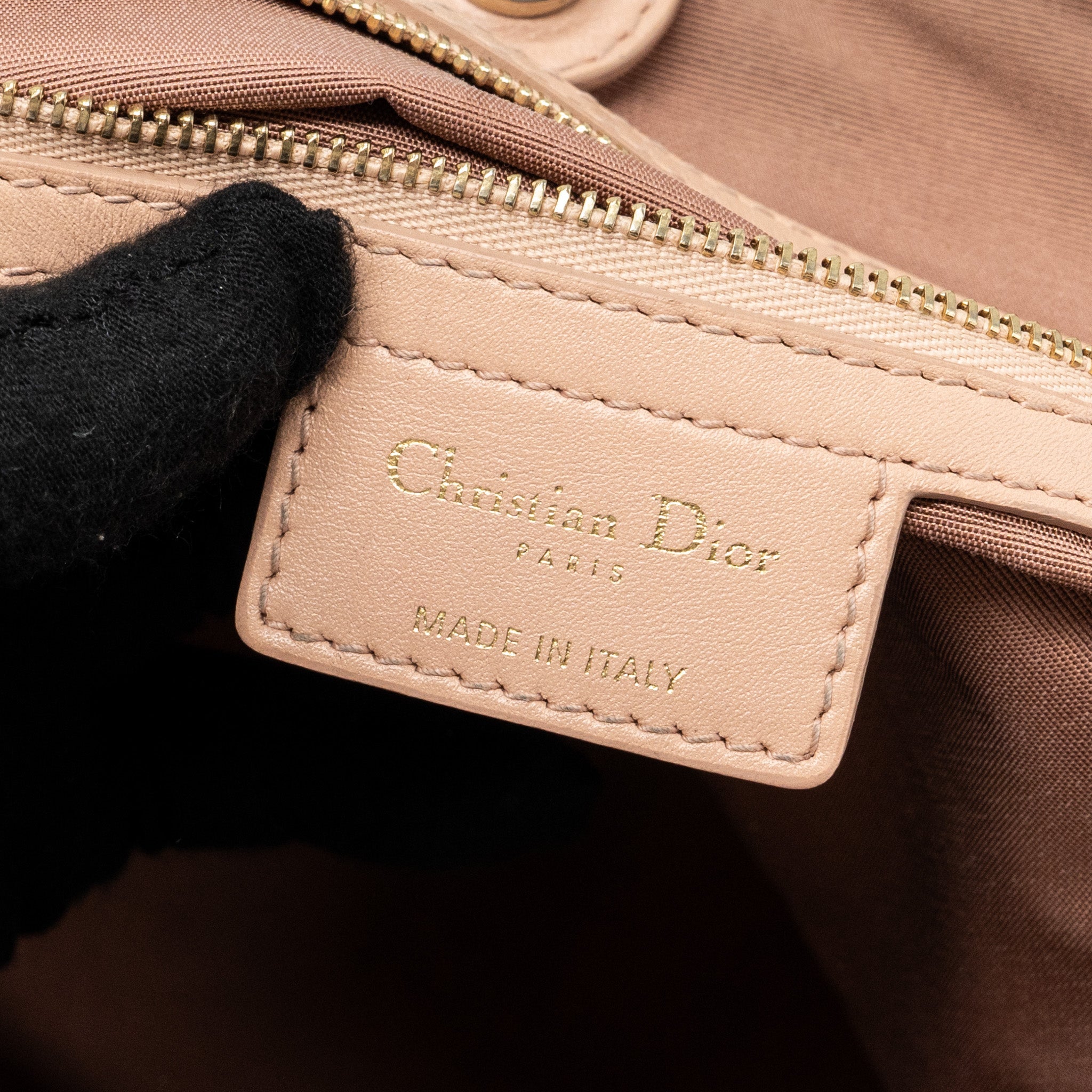DIOR SMALL SHOPPING TOTE BAG LIGHT PINK GHW