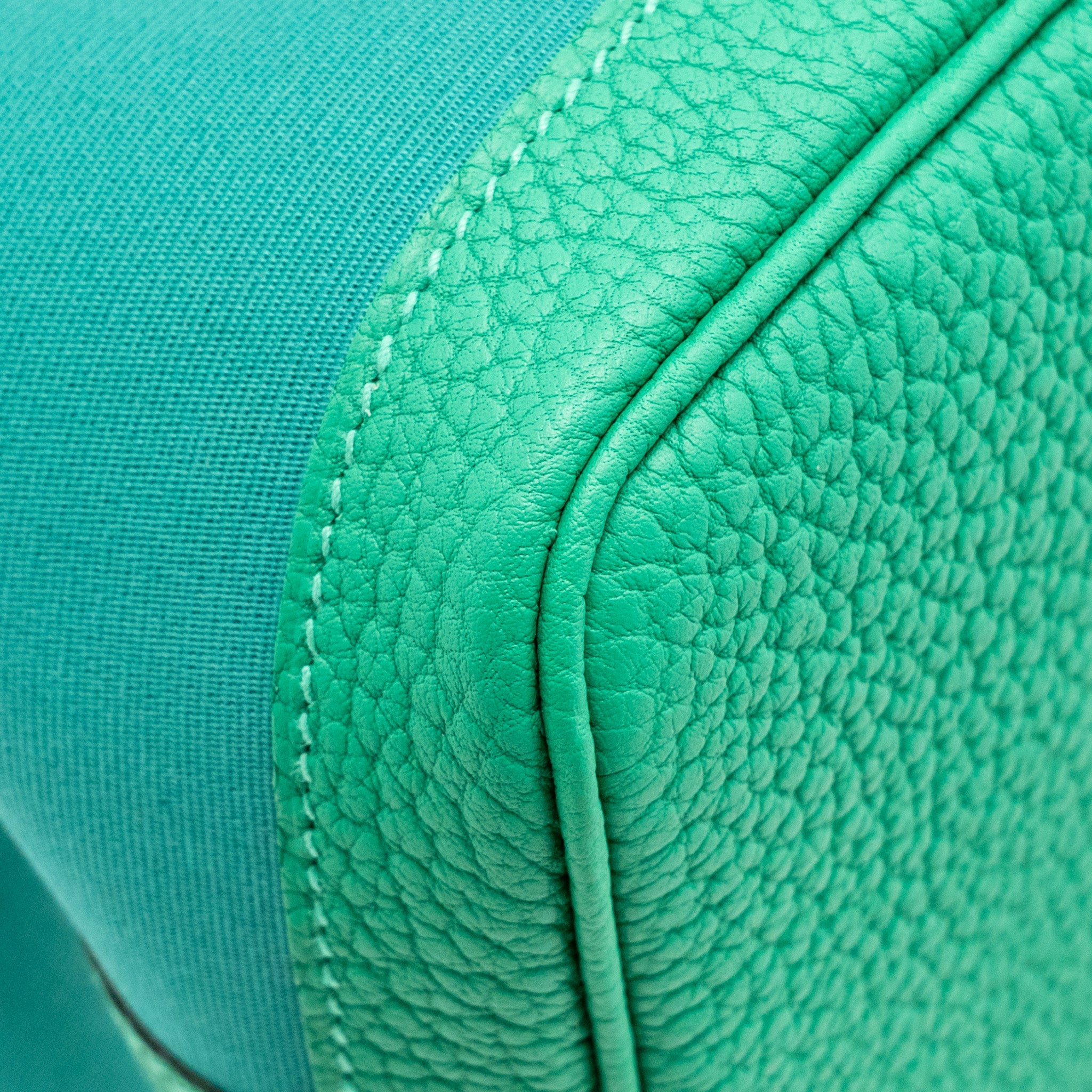 HERMES GARDEN PARTY 30 CANVAS/NEGONDA VERT VERONE-MENTHE/MENTHE SHW