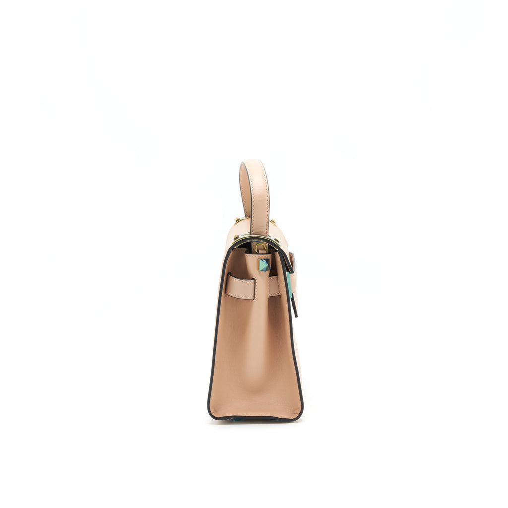 VALENTINO MY ROCKSTUD TOTE BAG BEIGE