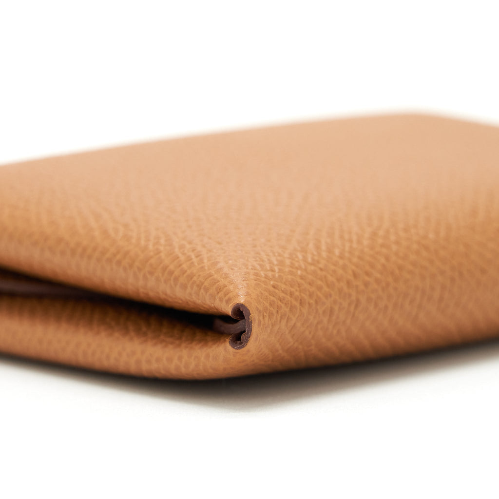 HERMES CALVI DUO EPSOM GOLD