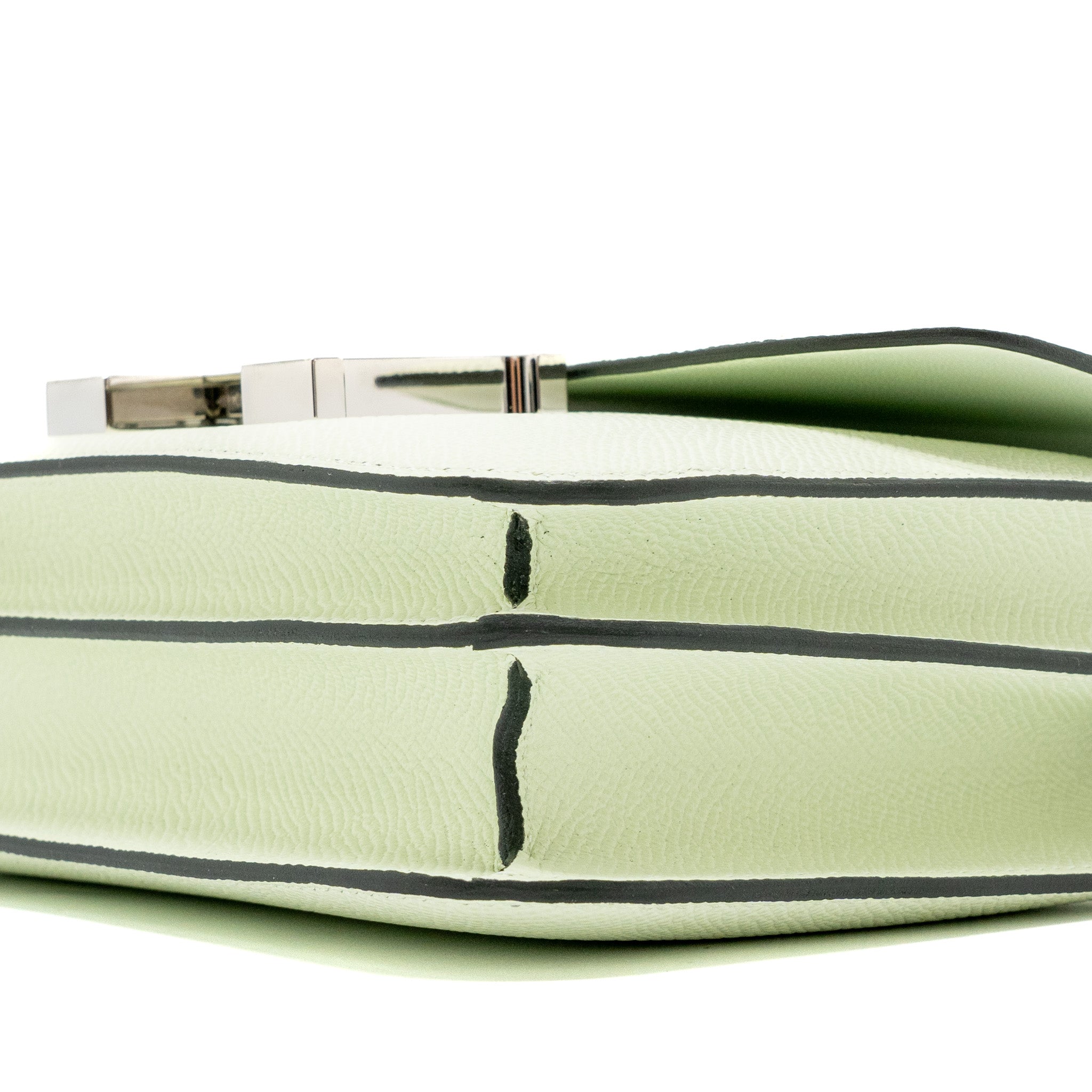 HERMES MINI CONSTANCE EPSOM VERT FIZZ SHW
