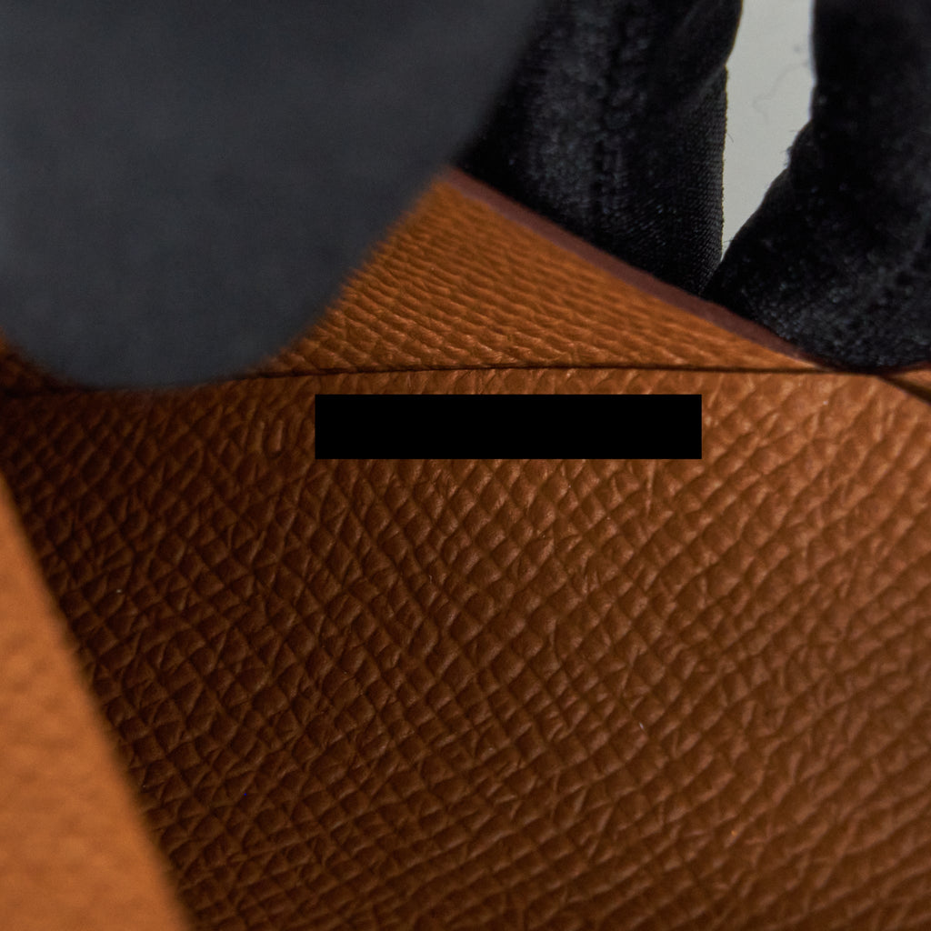 HERMES CALVI DUO EPSOM GOLD