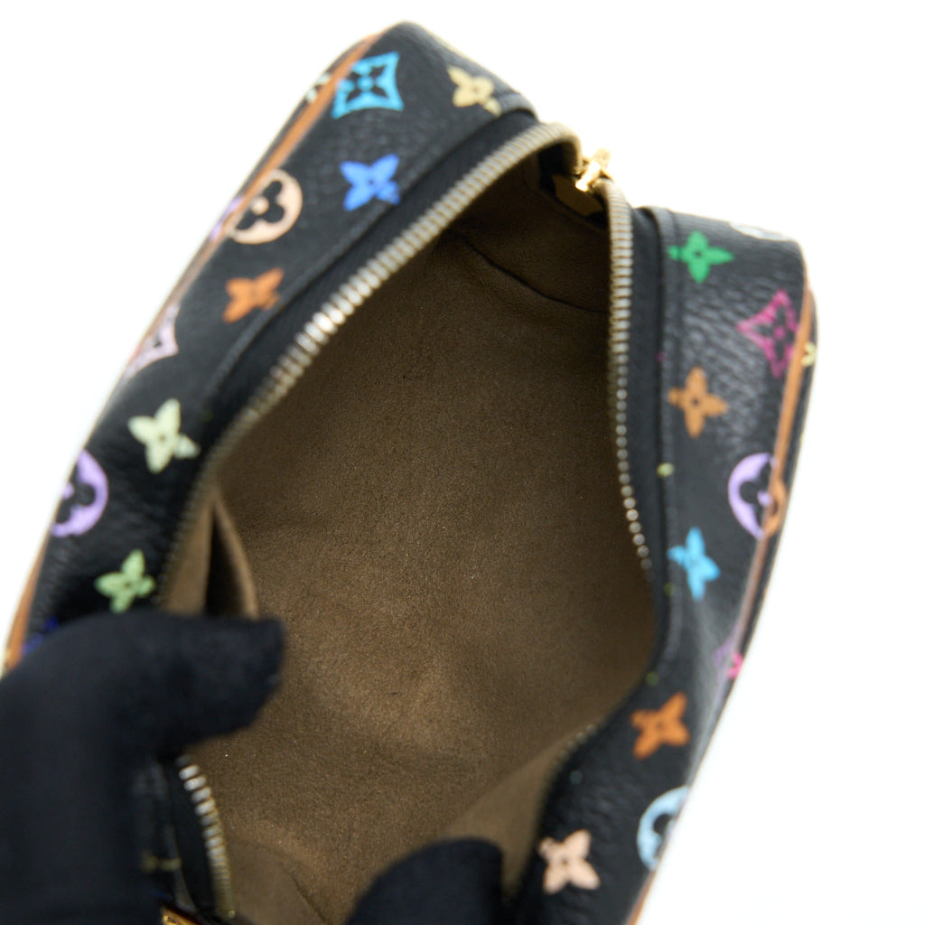 LOUIS VUITTON MINI COIN POUCH MULTICOLOUR MONOGRAM CANVAS GHW