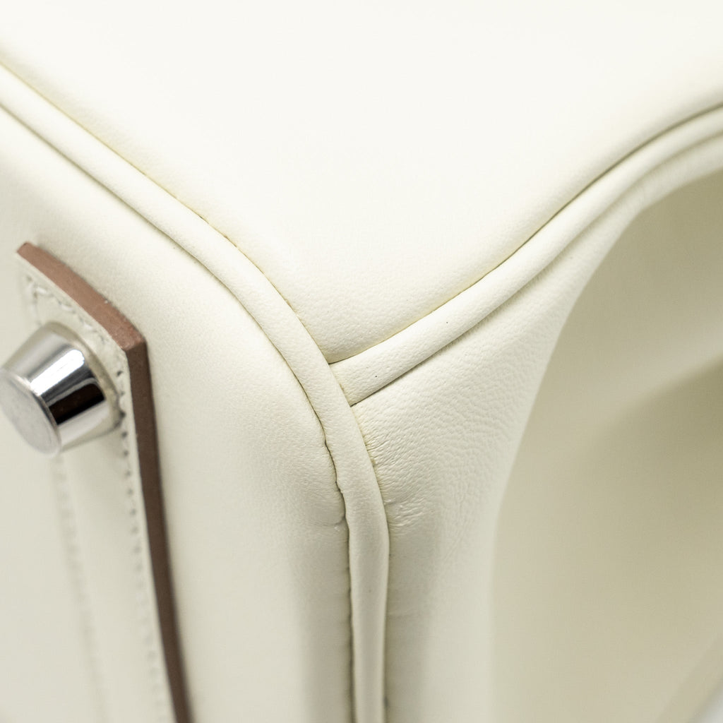 HERMES BIRKIN 25 SWIFT MUSHROOM SHW