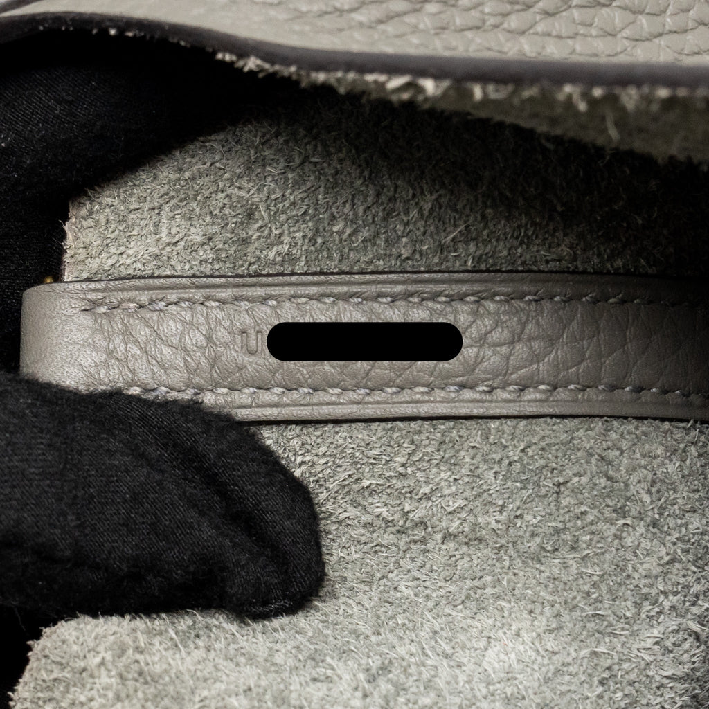 HERMES PICOTIN 18 LOCK BAG GRIS MEYER GHW