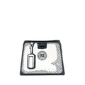 FENDI X VIDES COATED CANVAS PEEKABOO DEFENDER COVER WHITE BLACK