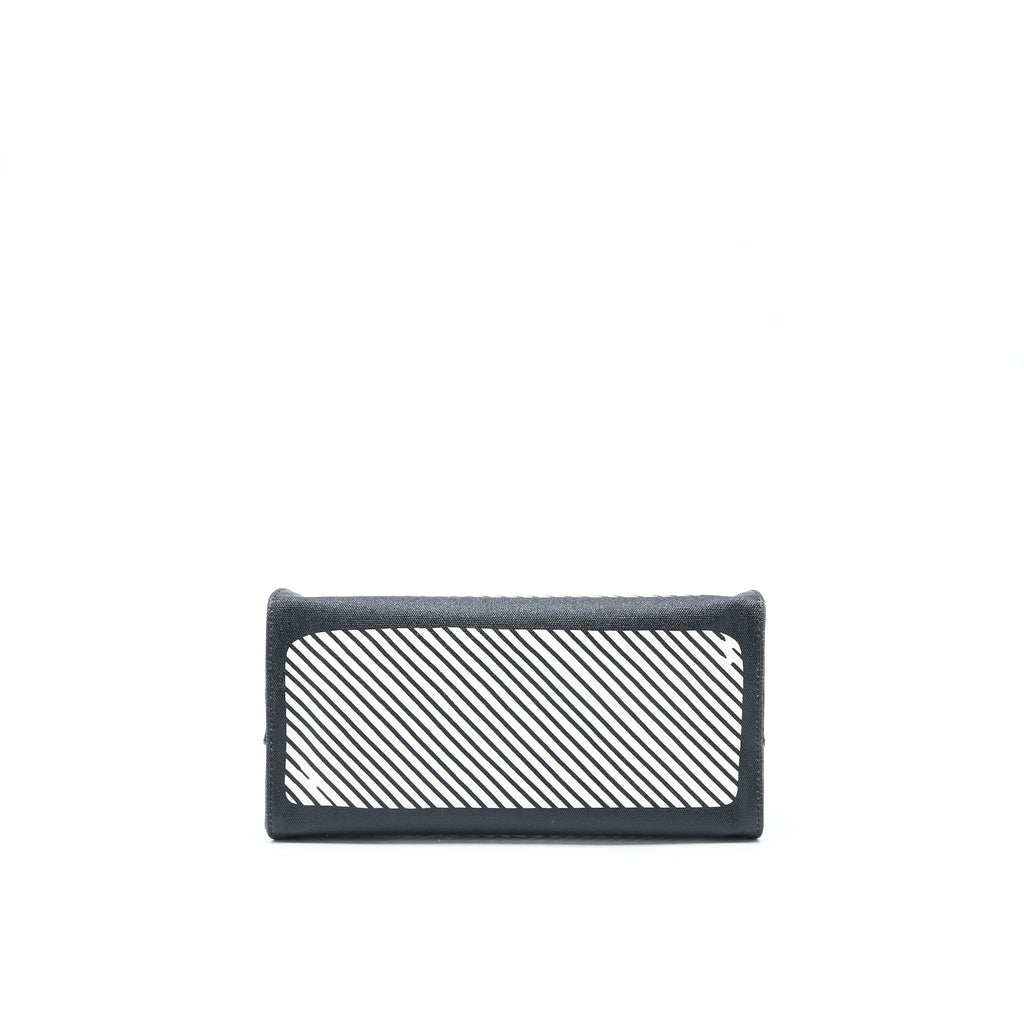 FENDI X VIDES COATED CANVAS PEEKABOO DEFENDER COVER WHITE BLACK