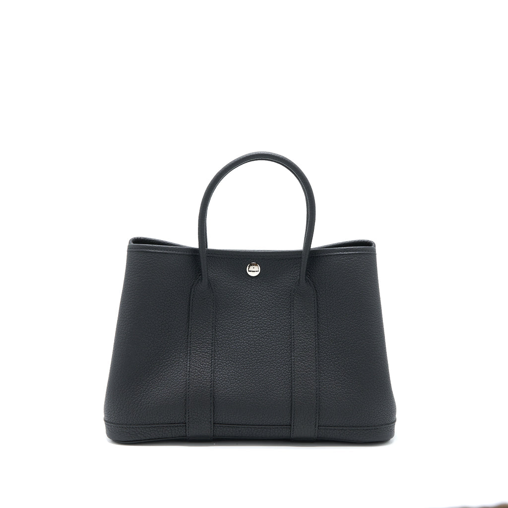 HERMES GARDEN PARTY 30 NEGONDA BLACK SHW