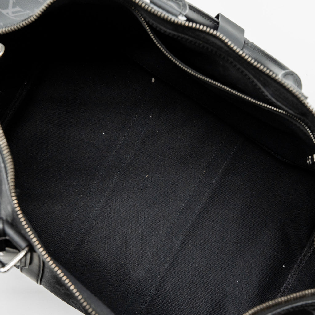 LOUIS VUITTON KEEPALL BANDOULIÈRE 45 MONOGRAM ECLIPSE CANVAS SHW