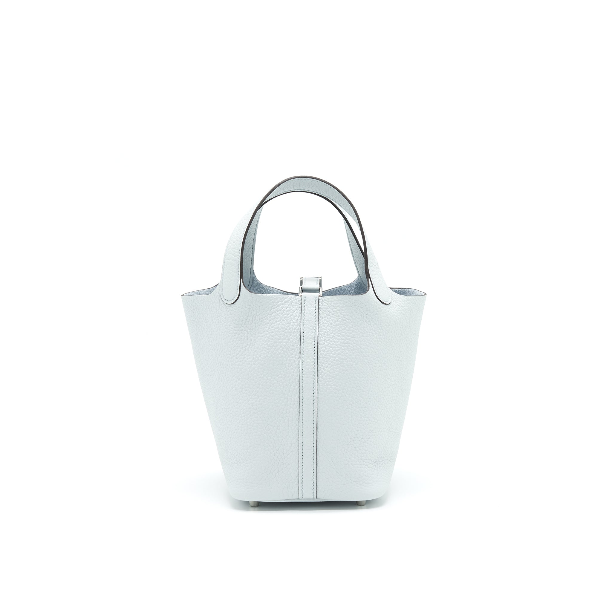 HERMES PICOTIN 18 LOCK BAG BLUE PALE SHW