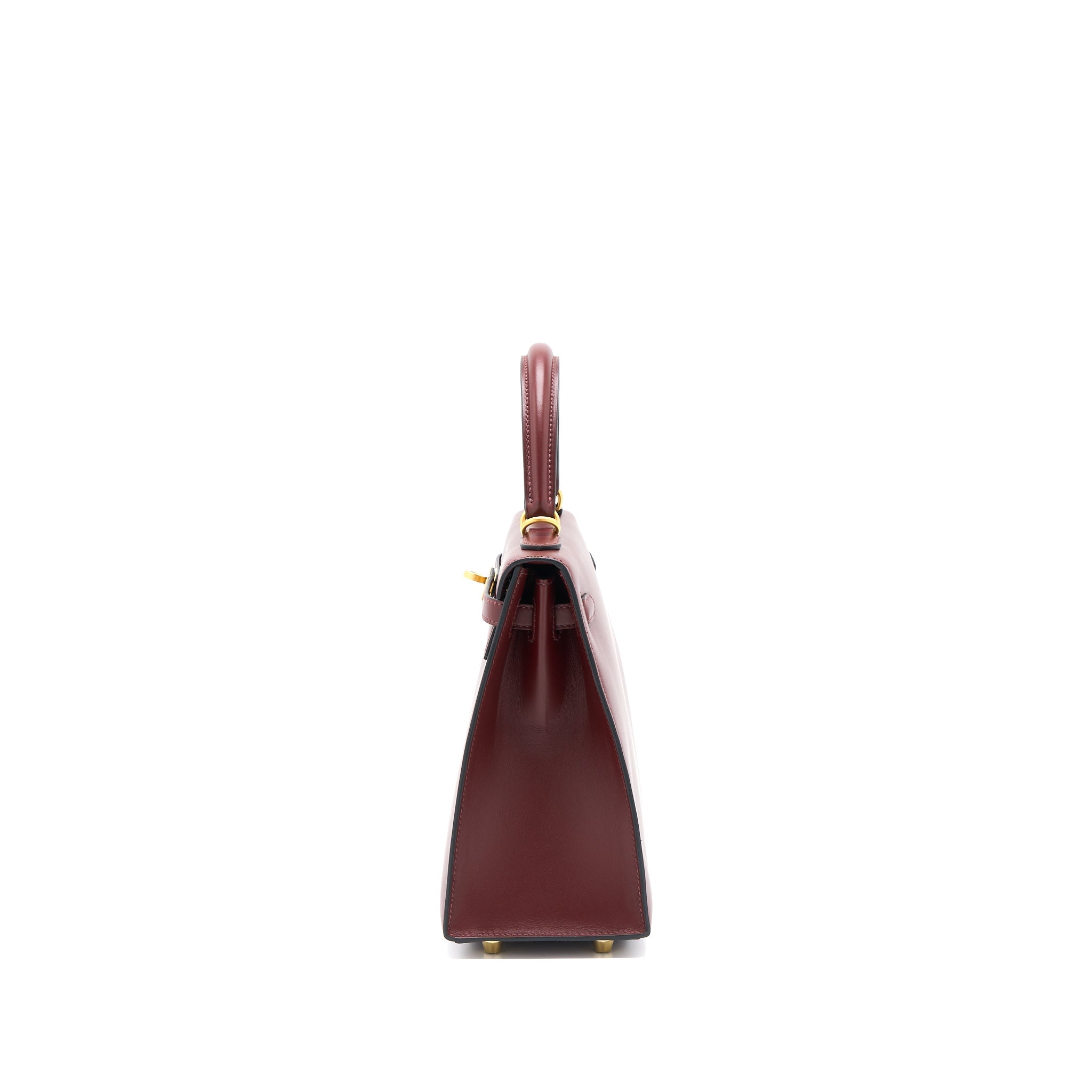 HERMES KELLY 25 SPECIAL ORDER SOMBRERO ROUGE H BRUSHED GHW