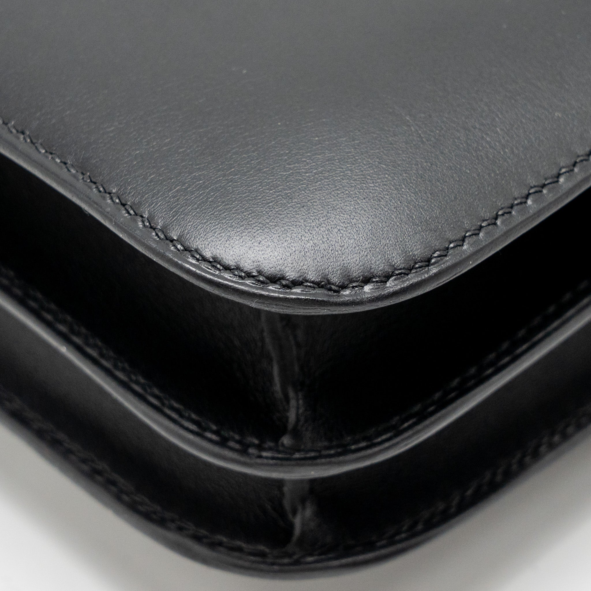HERMES MINI CONSTANCE STUDIO DISCO LIMITED MONSIEUR LEATHER BLACK SHW