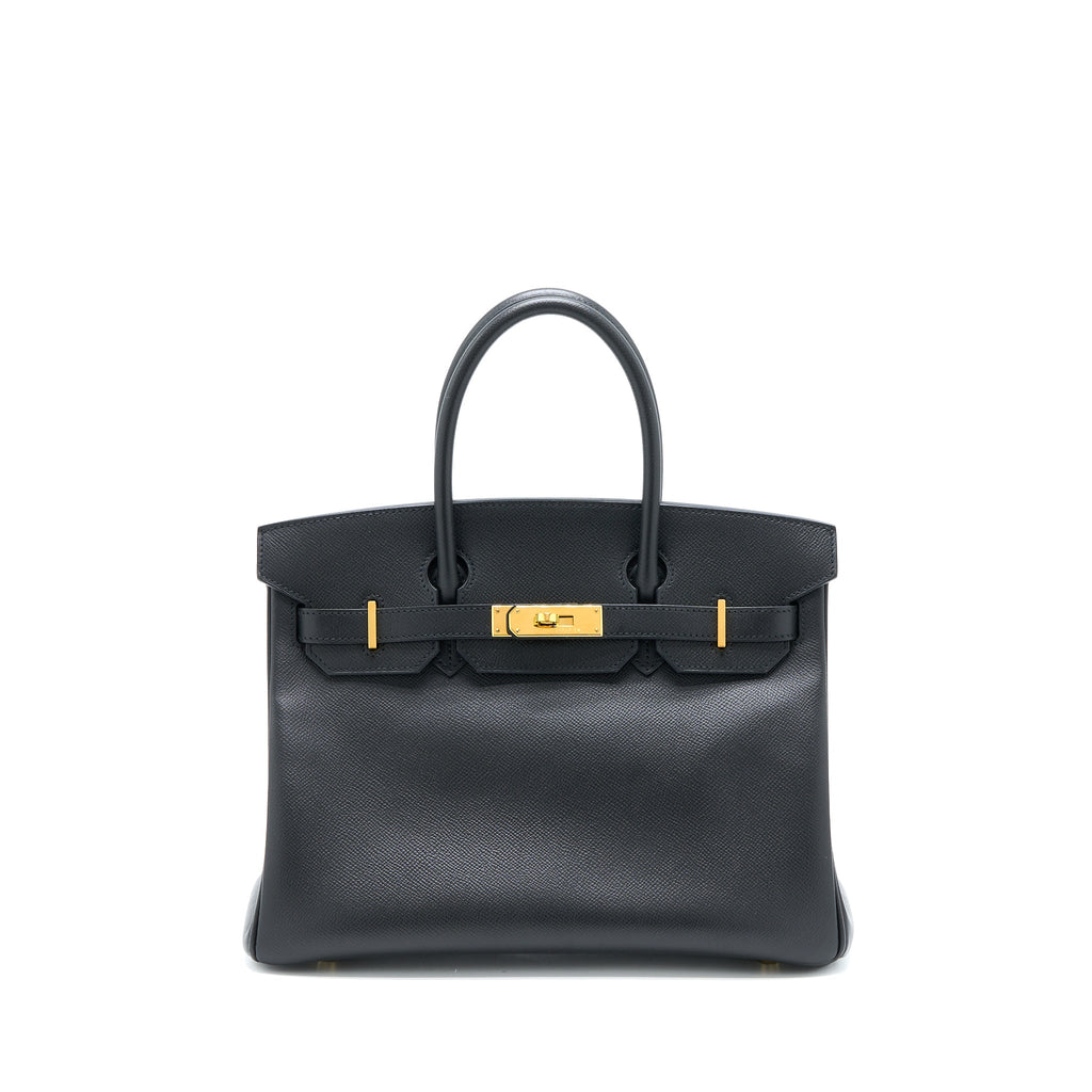 HERMES BIRKIN 30 EPSOM BLACK GWH