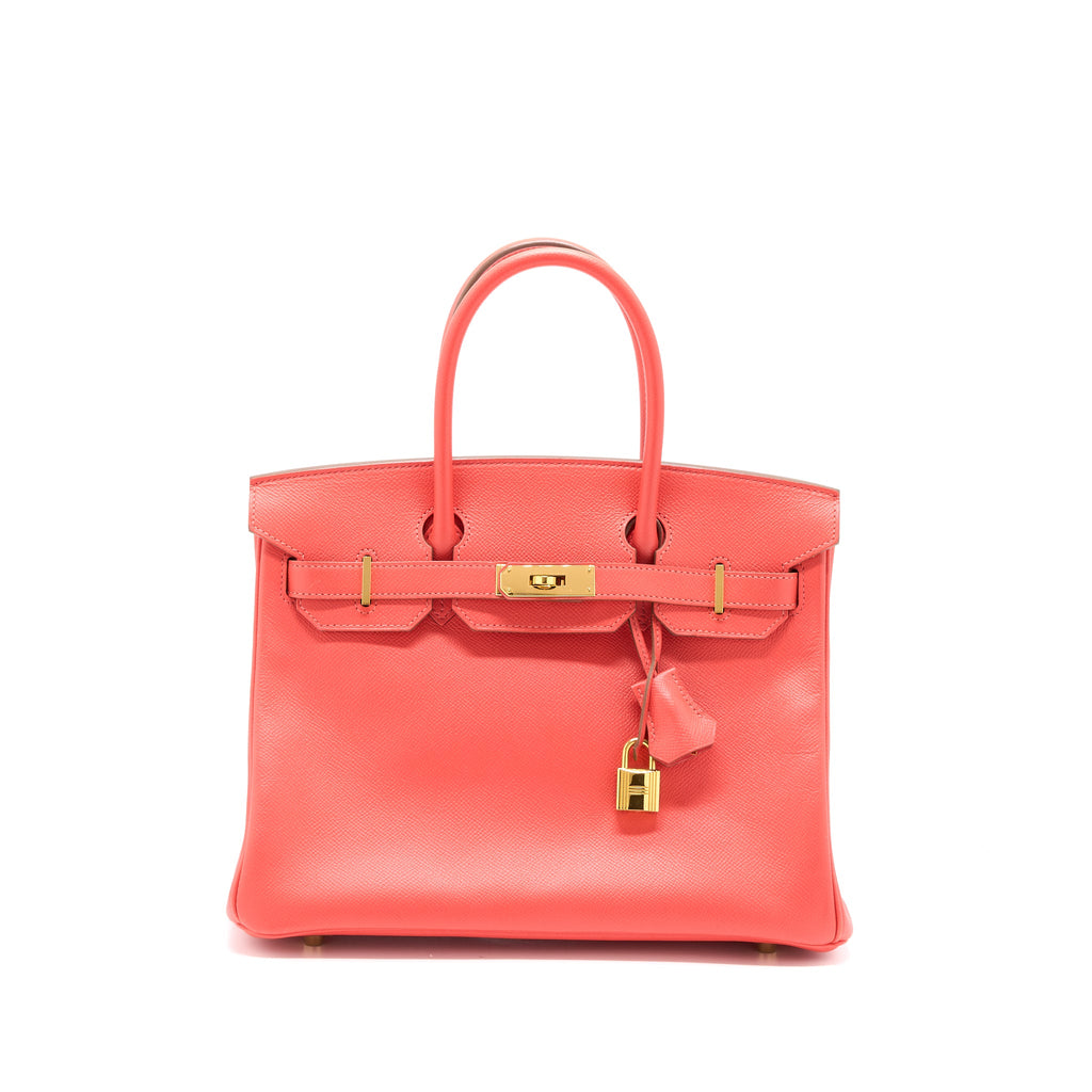 HERMES BIRKIN 30 EPSOM T5 ROSE JAIPUR GHW