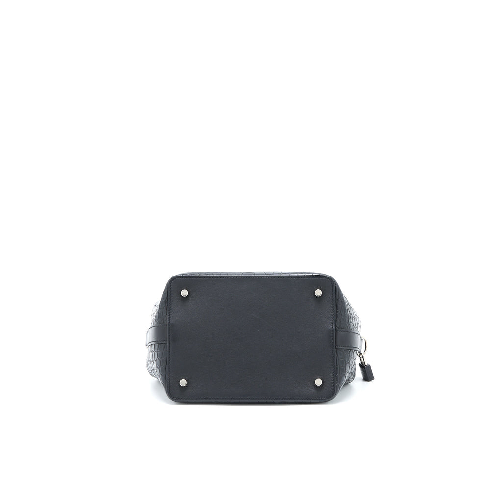 HERMES TOOLBOX 20 MAT CROCODILE/SWIFT BLACK SHW