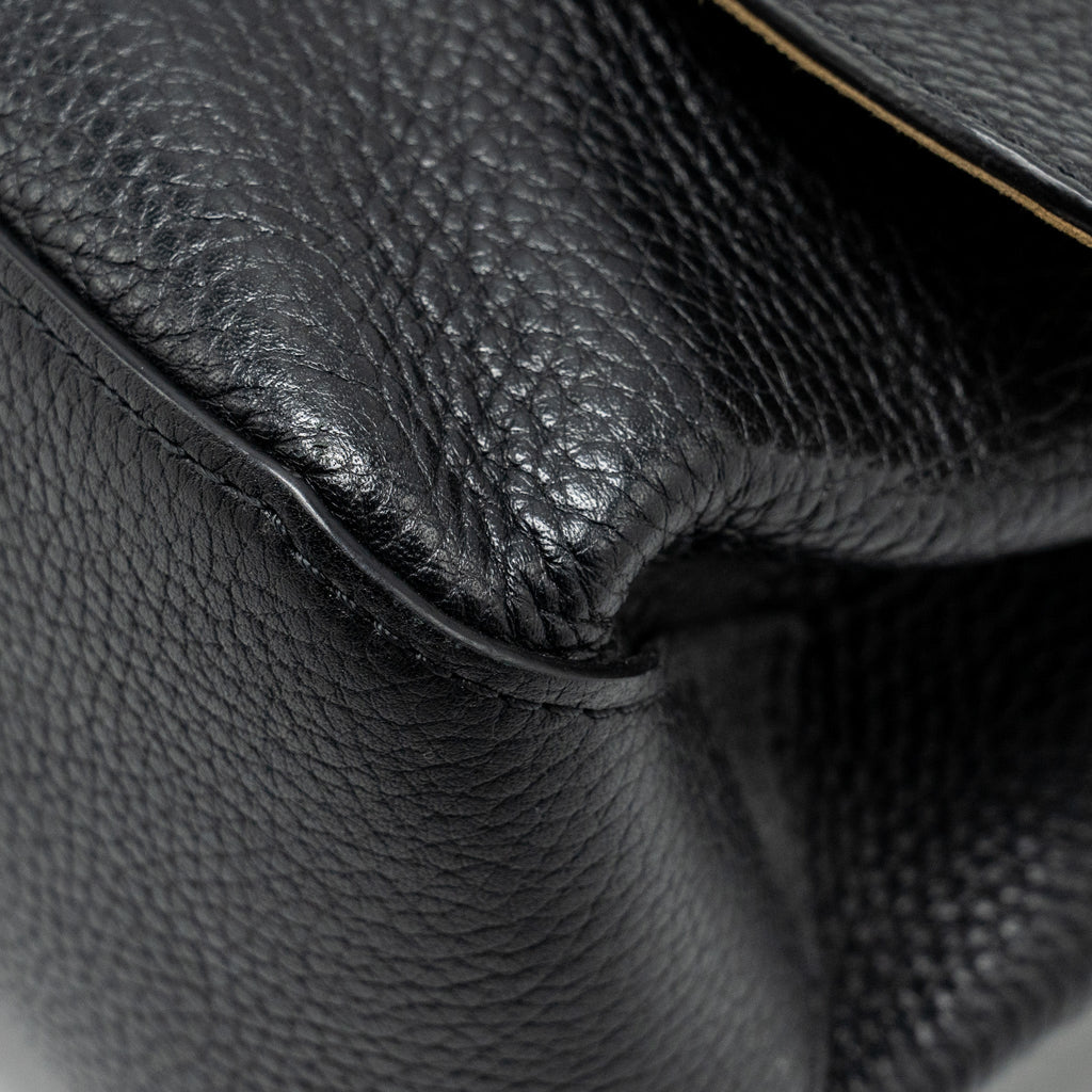 LOUIS VUITTON VOLTA BAG LEATHER BLACK GHW