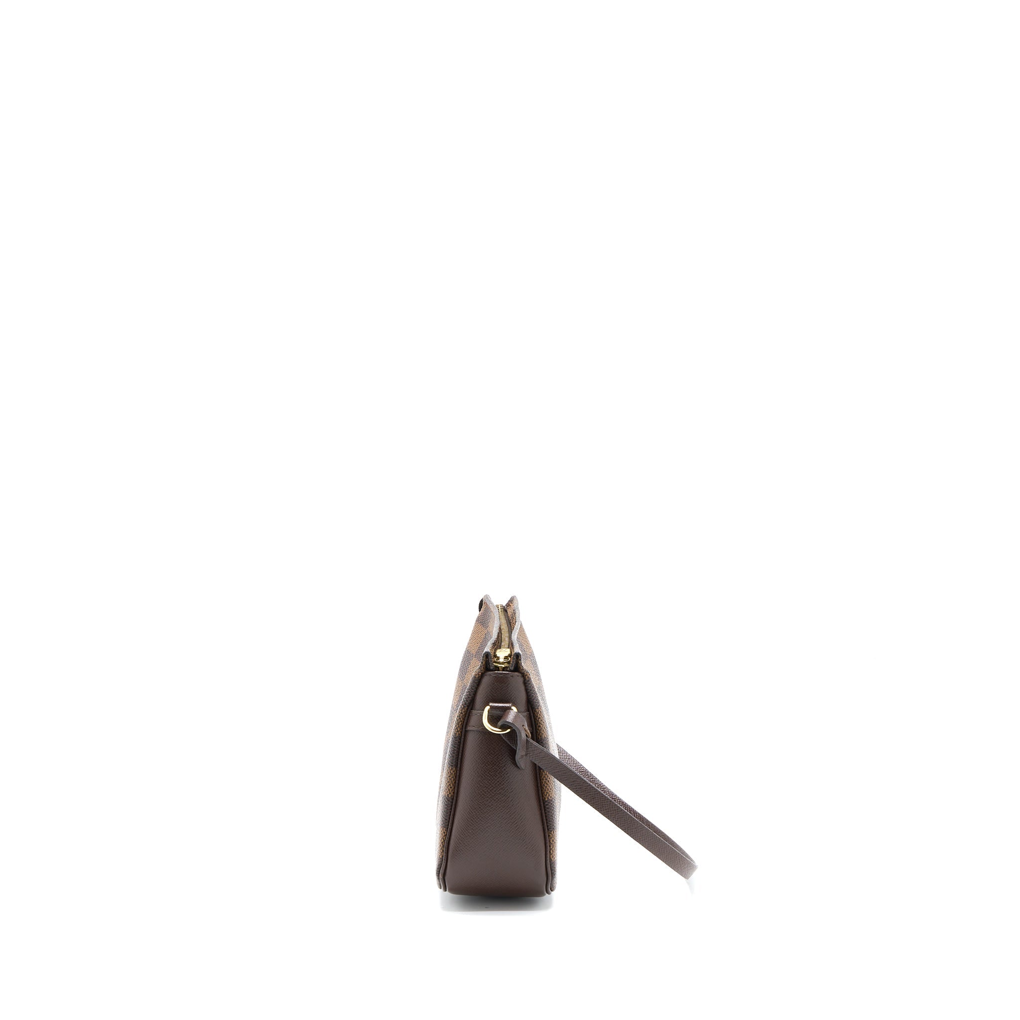 LOUIS VUITTON MINI CLUTCH DAMIER EBENE CANVAS GHW